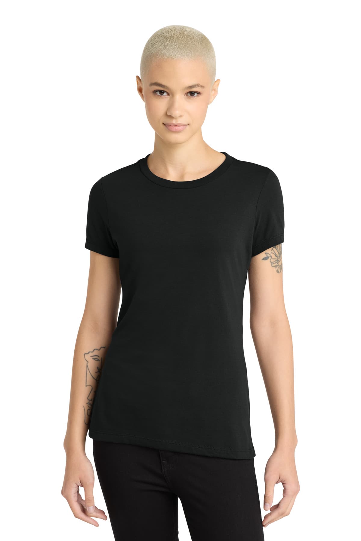 District District Women's Perfect Blend CVC Tee. DM108L