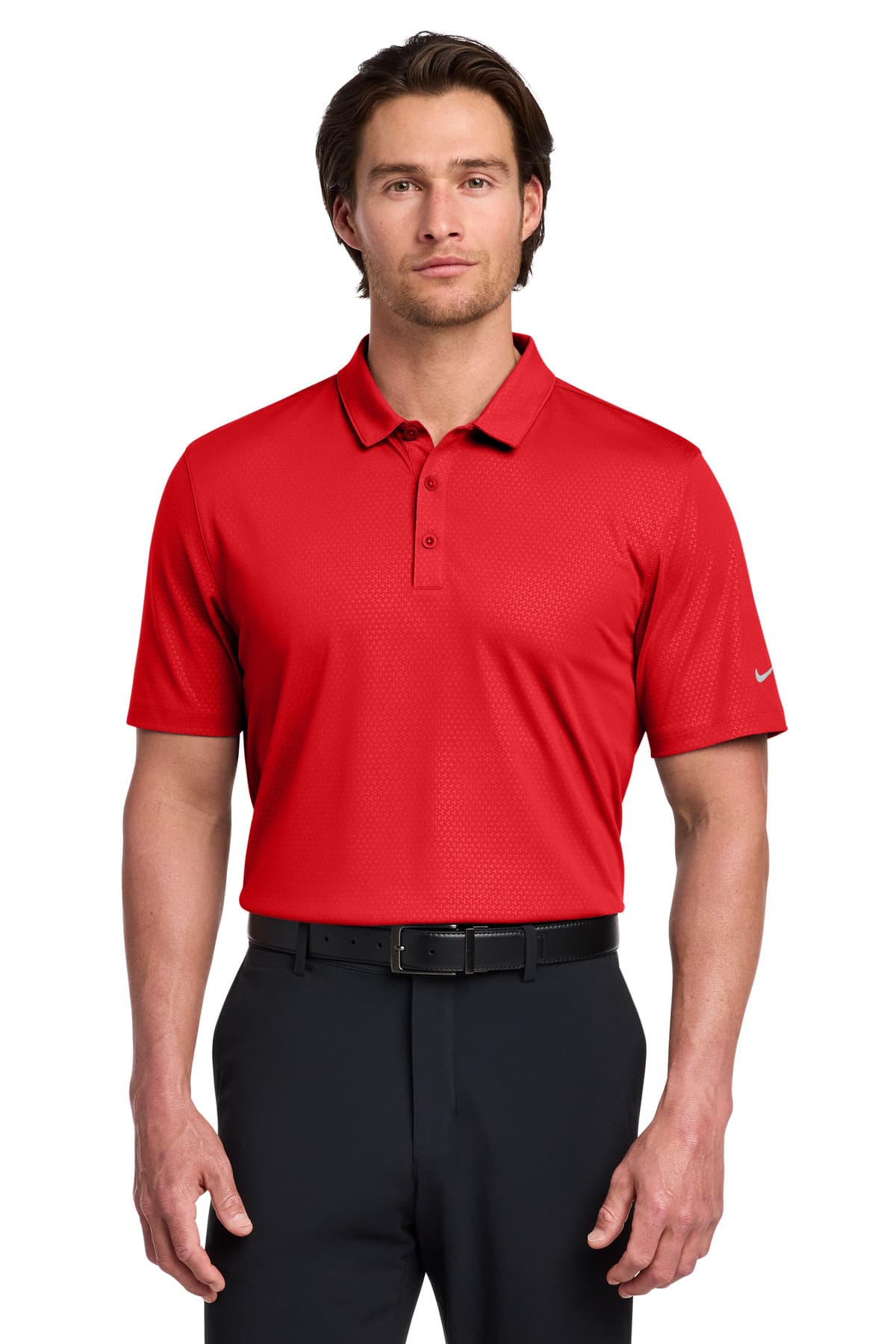 Nike Nike Dri-FIT Embossed Tri-Blade Polo. 838964