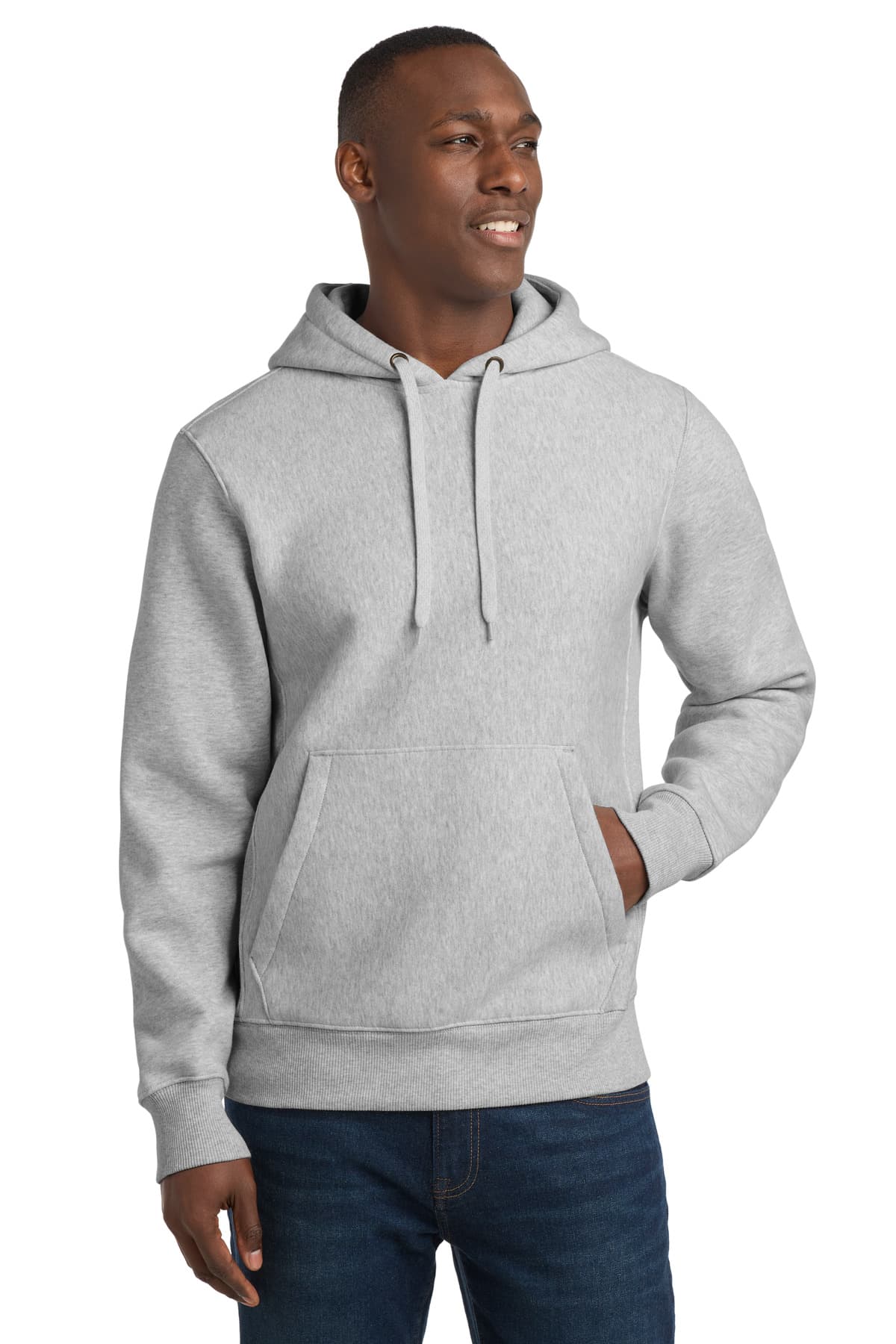 Sport-Tek Sport-Tek Super Heavyweight Pullover Hooded Sweatshirt. F281 in Athletic Heather