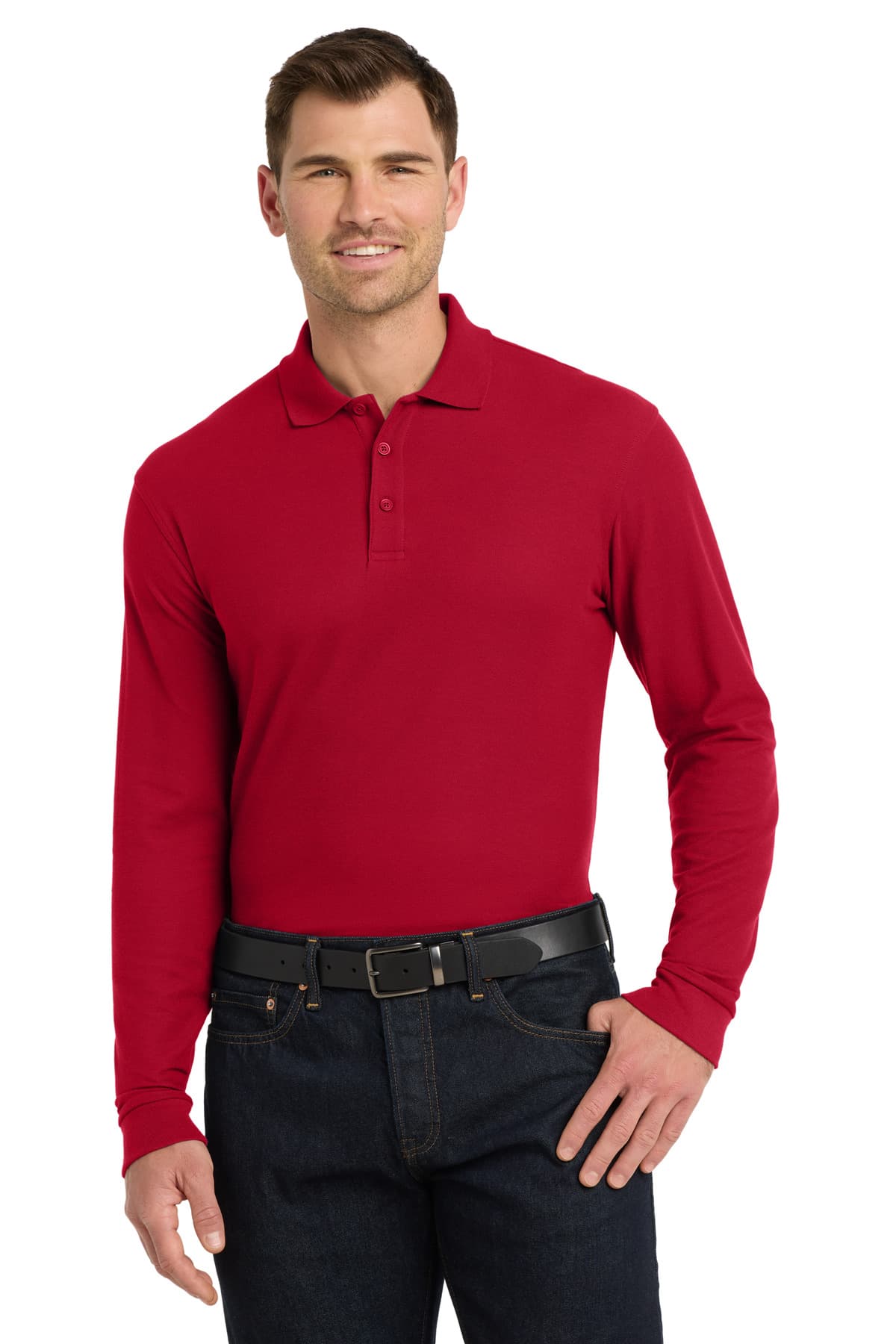 Port Authority Port Authority Long Sleeve Core Classic Pique Polo. K100LS