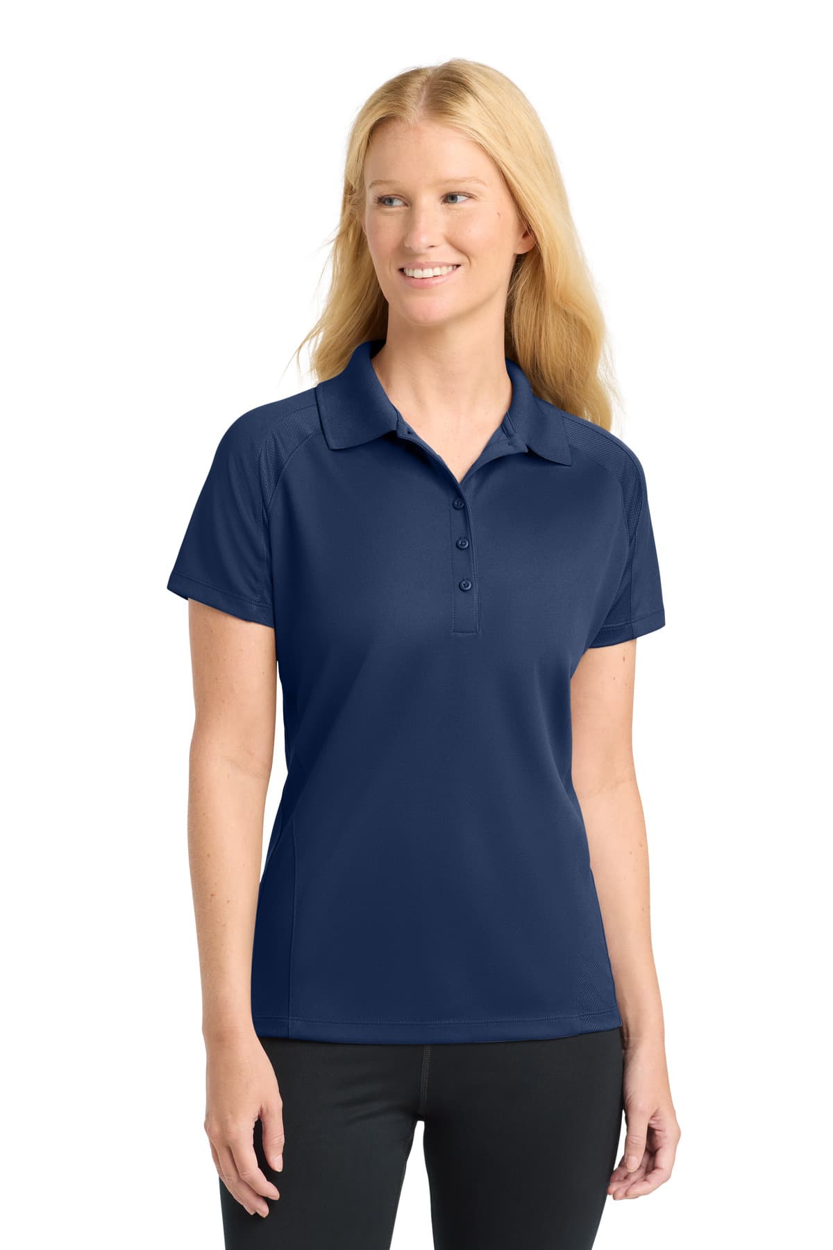 Sport-Tek Sport-Tek Women's Dri-Mesh Pro Polo. L474