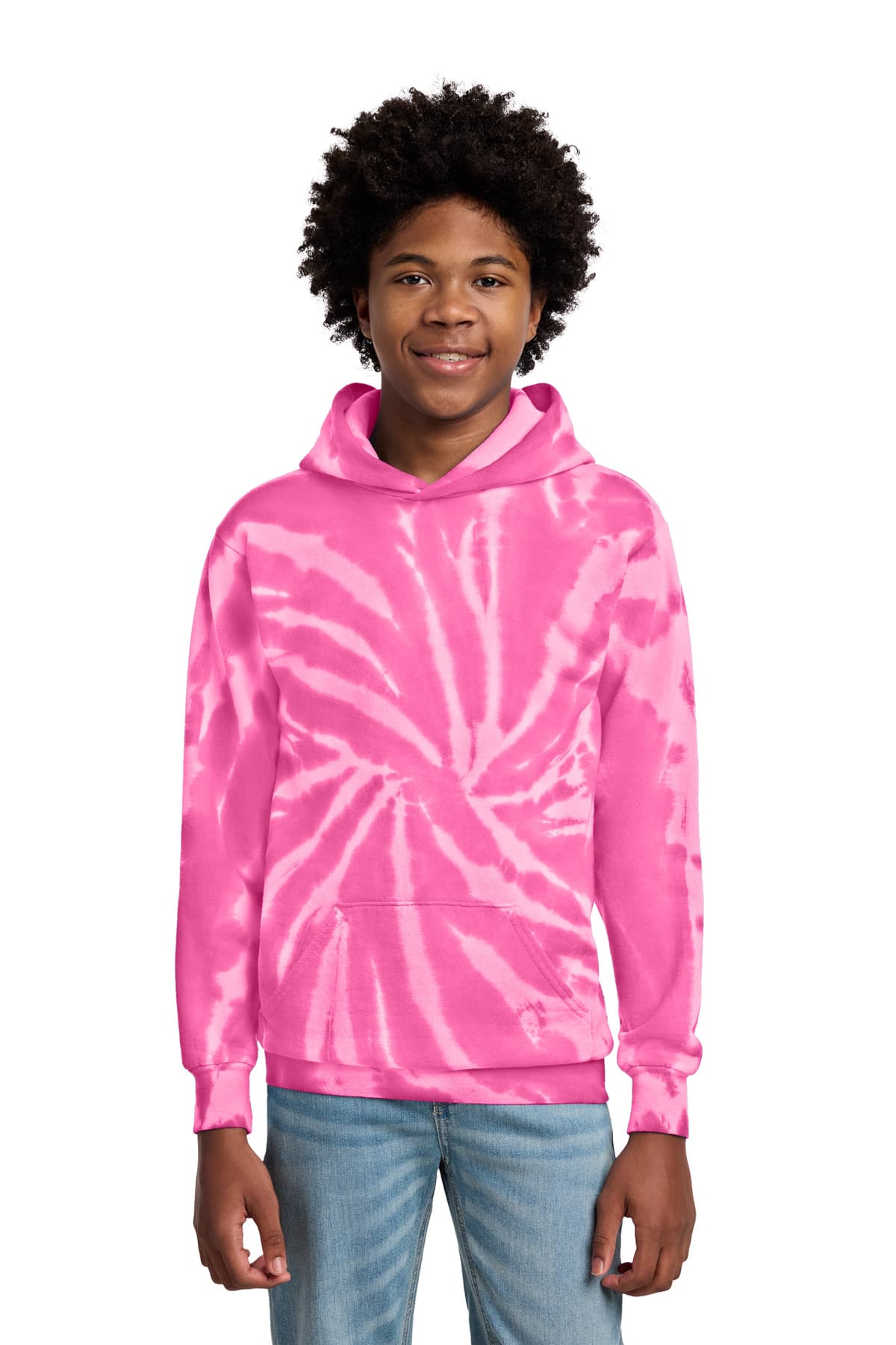Port & Company Port & Co Youth Tie-Dye Pullover Hooded Sweatshirt. PC146Y