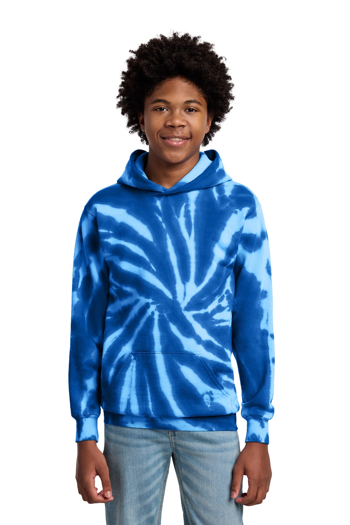 Port & Company Port & Co Youth Tie-Dye Pullover Hooded Sweatshirt. PC146Y