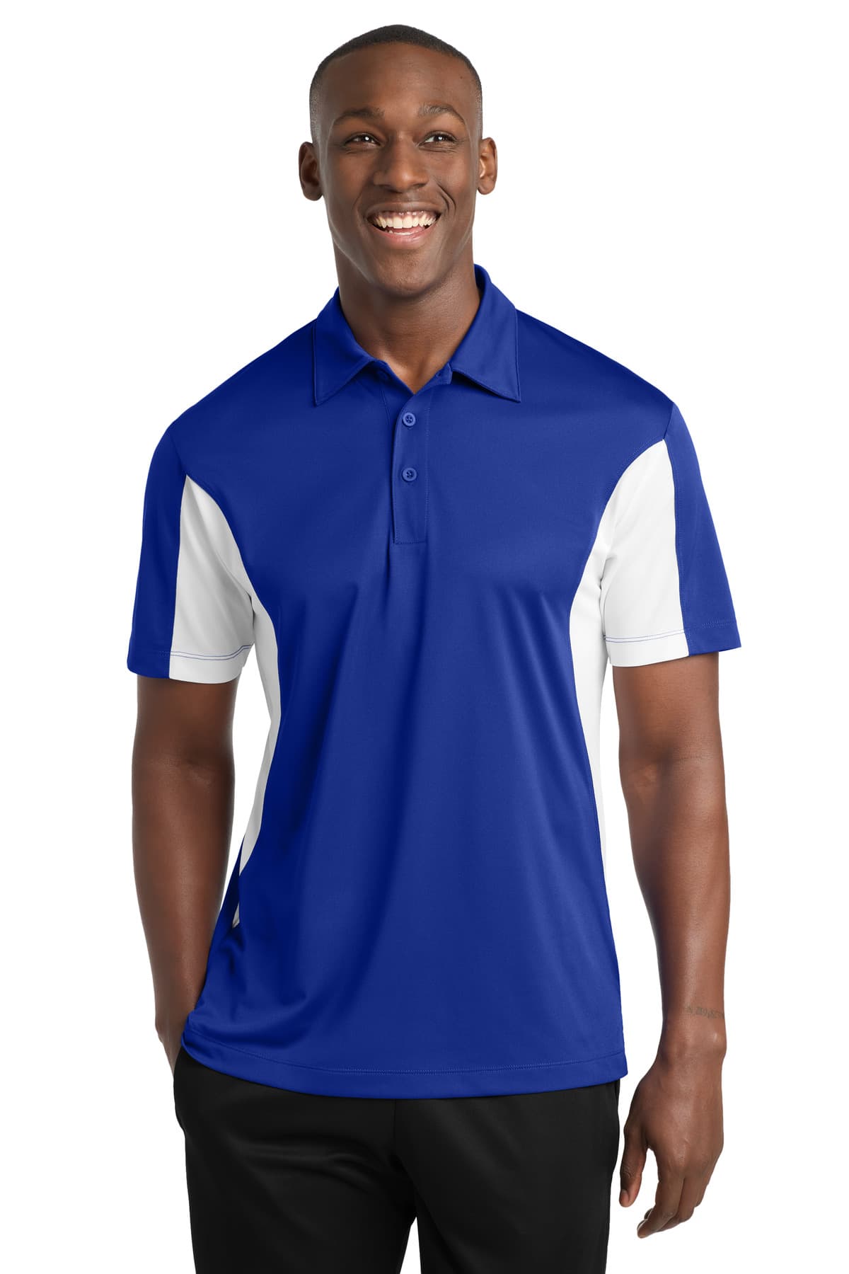 Sport-Tek Sport-Tek Tall Side Blocked Micropique Sport-Wick Polo. TST655