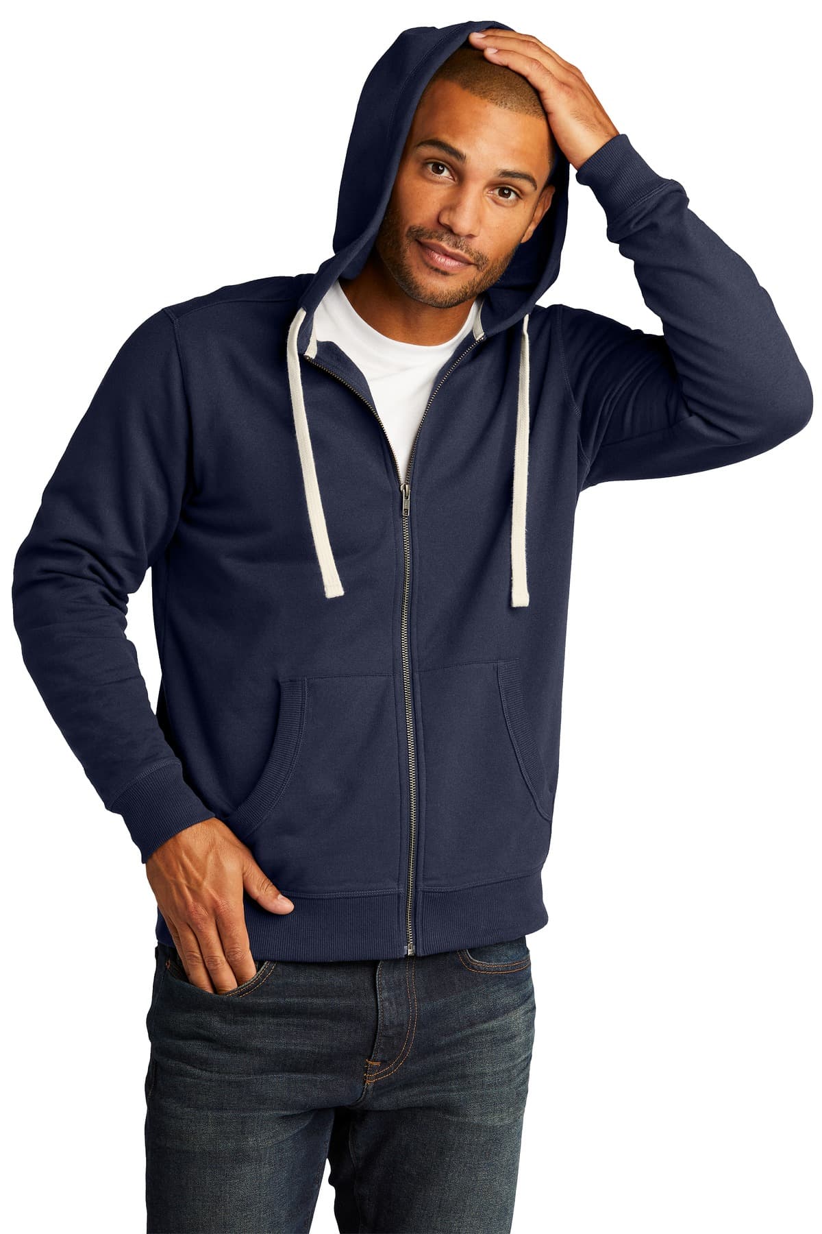 District District Re-FleeceFull-Zip Hoodie DT8102