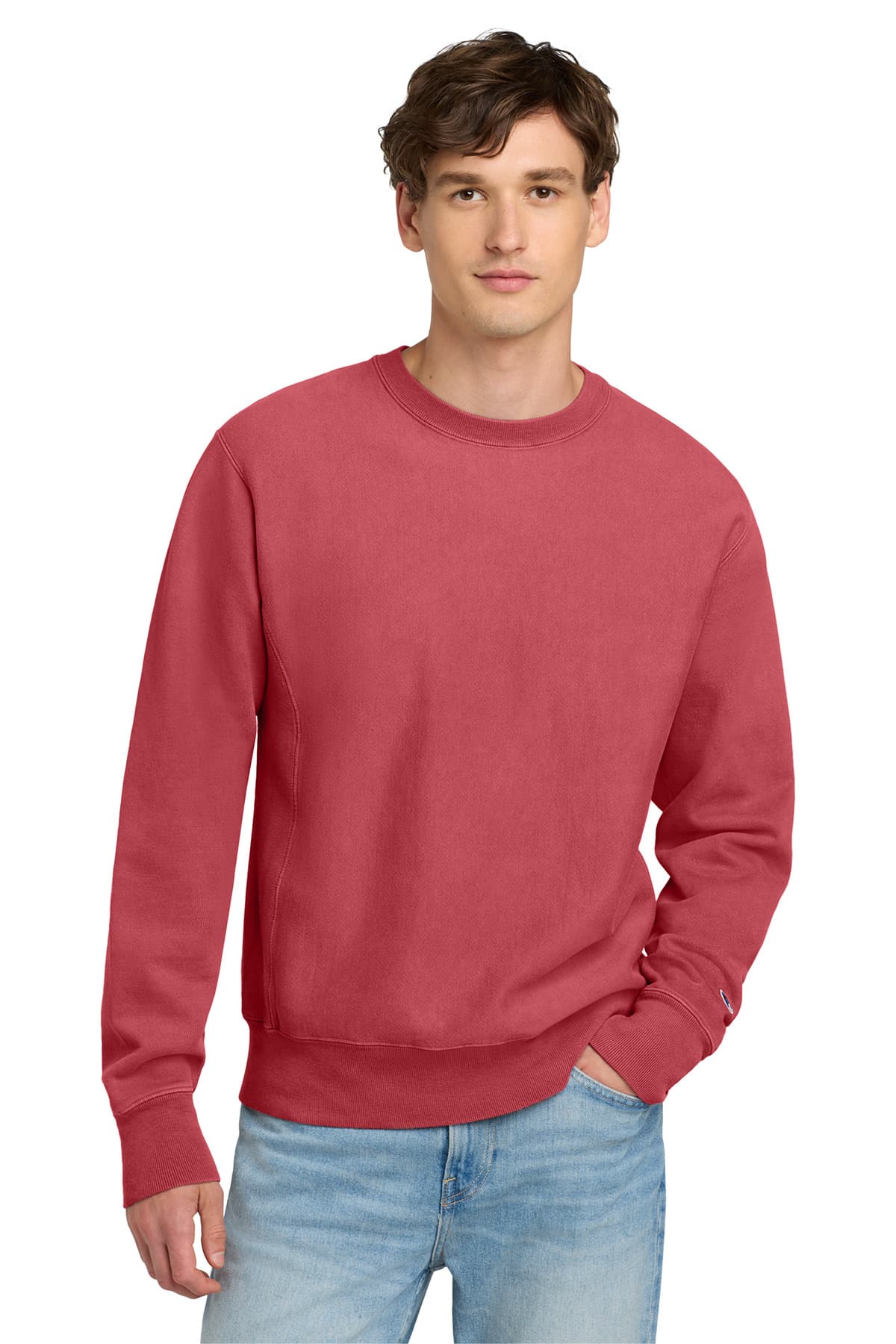 Champion Champion Reverse Weave Garment-Dyed Crewneck Sweatshirt. GDS149