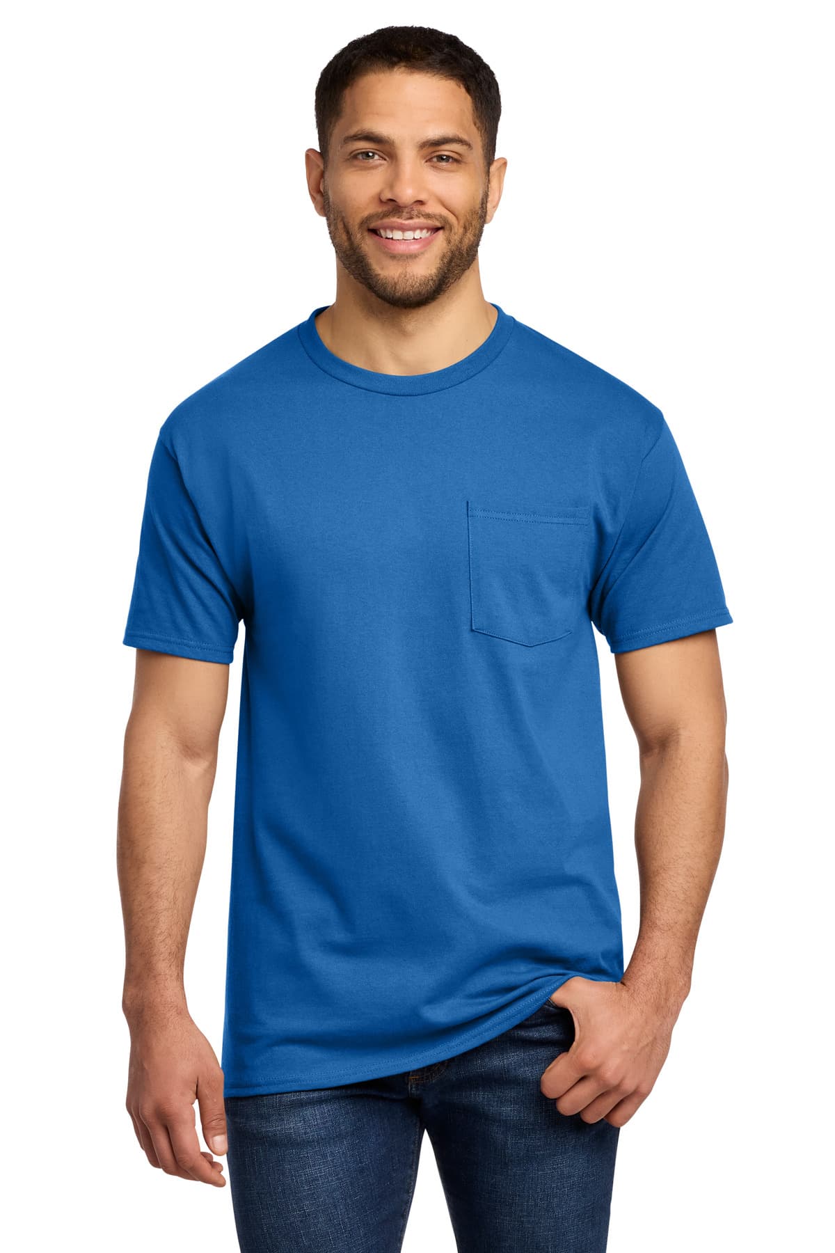 Port & Company Port & Co Tall Essential Pocket Tee. PC61PT