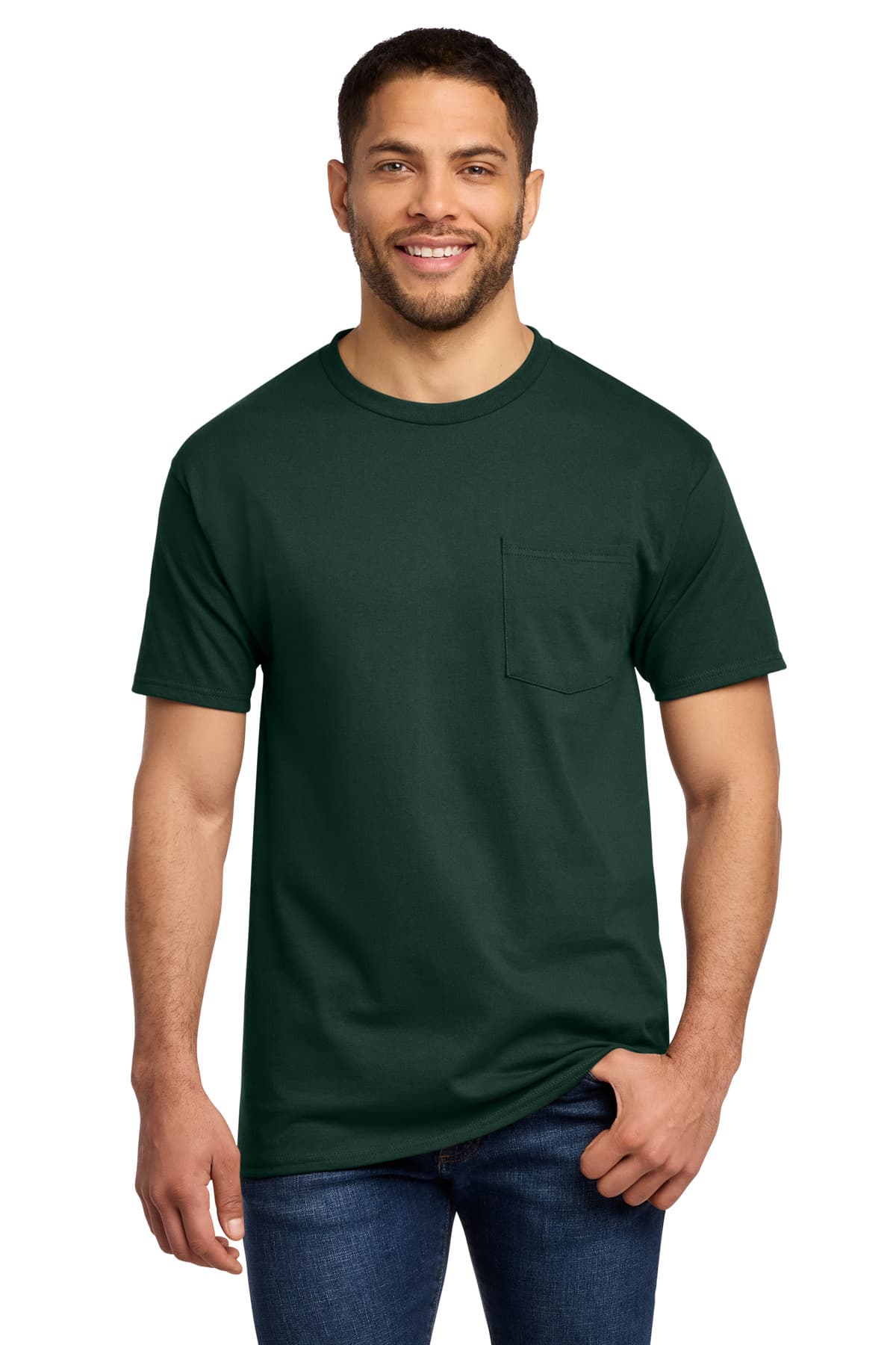 Port & Company Port & Co Essential Pocket Tee. PC61P