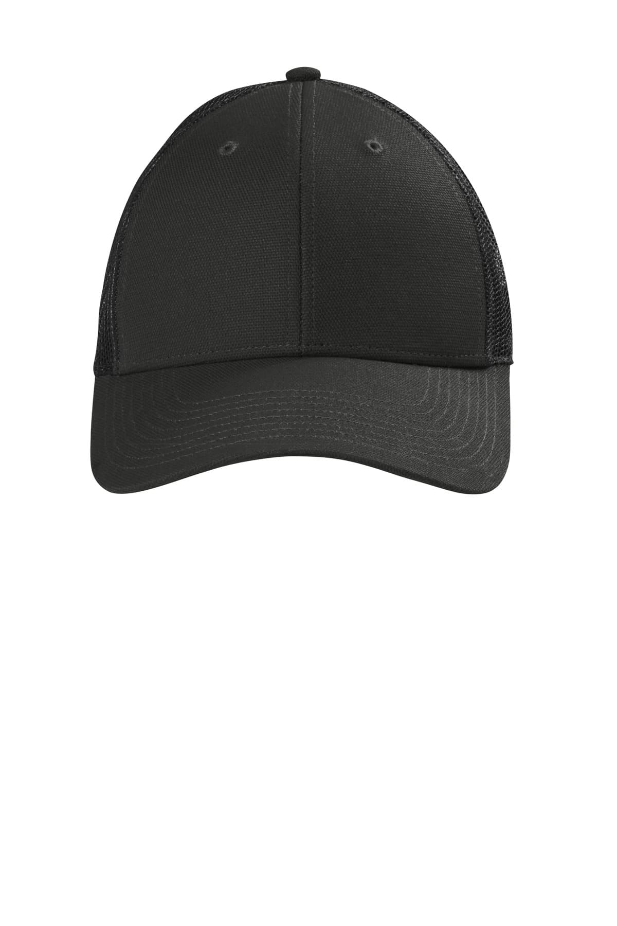 CornerStone CornerStone Canvas Mesh Back Cap. CS811 in Black