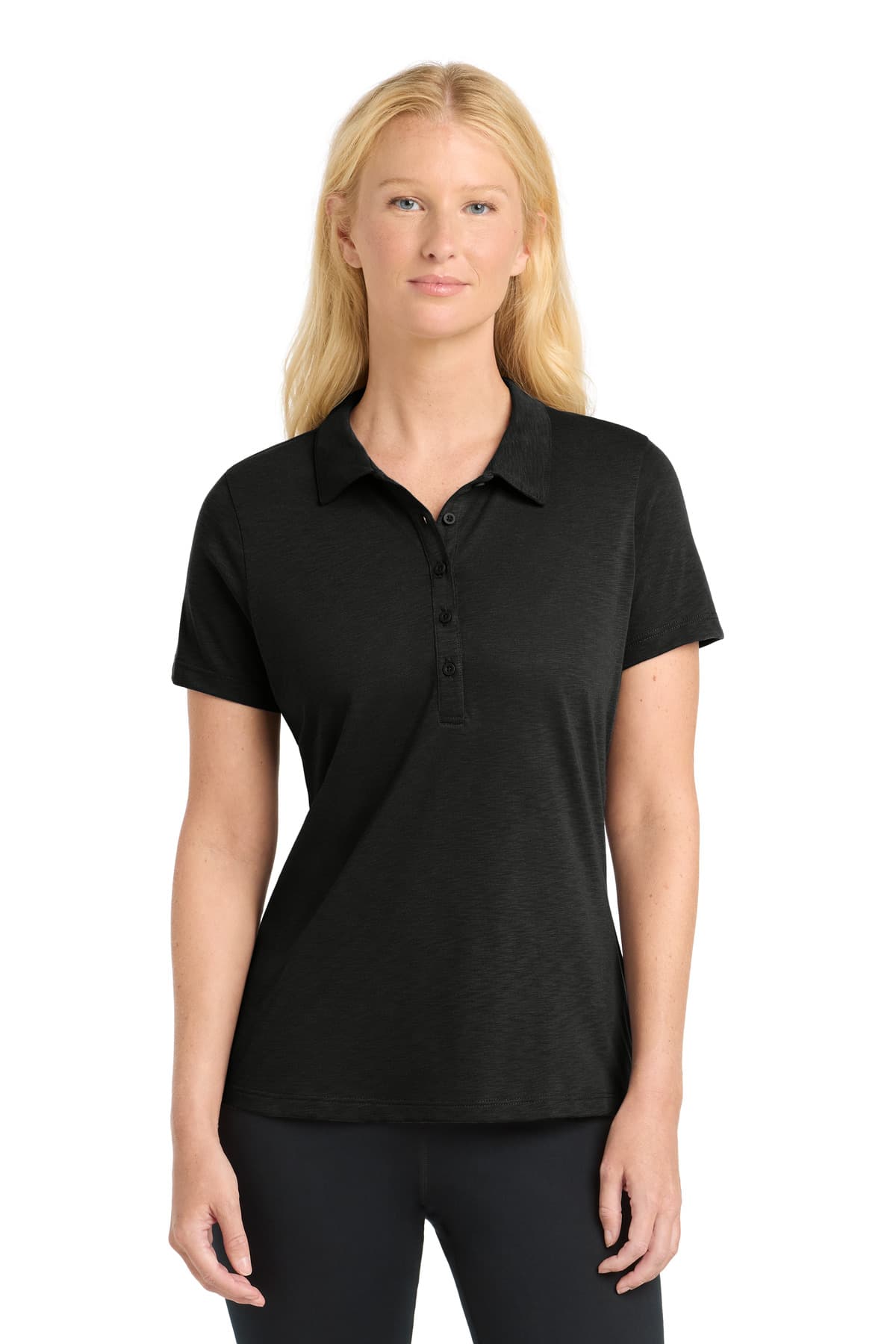 Sport-Tek Sport-Tek Women's PosiCharge Strive Polo. LST530 in Black