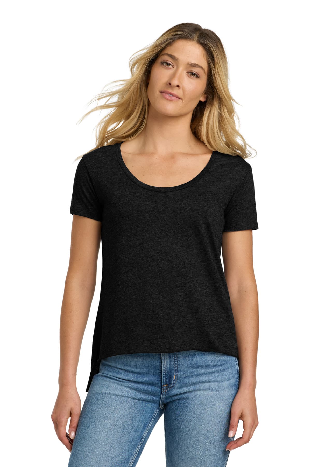 Next Level Next Level Apparel Women's Festival Scoop Neck Tee. NL5030 in Black