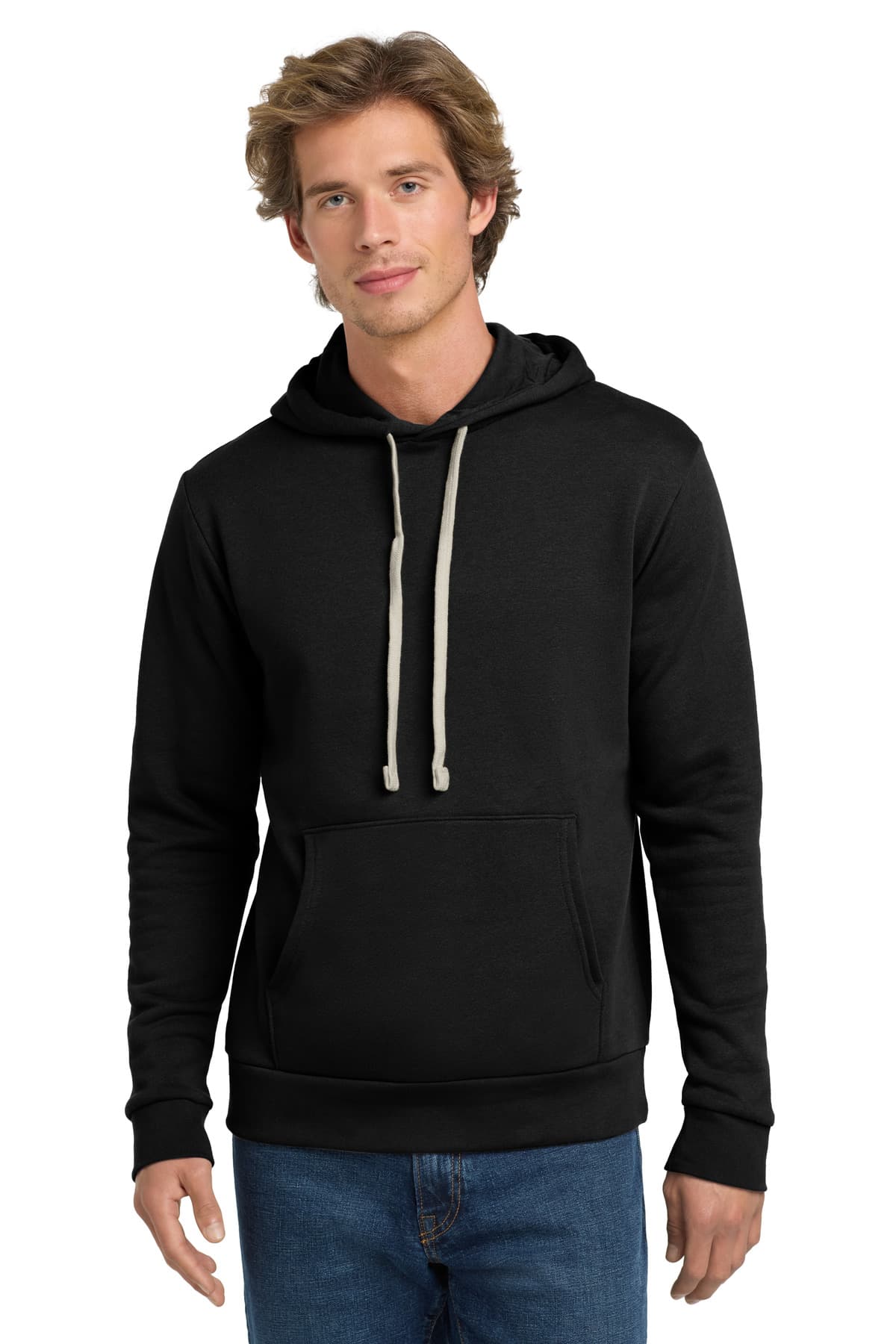 Next Level Next Level Apparel Adult Santa Barbara Pullover Hoodie. NL9303 in Black