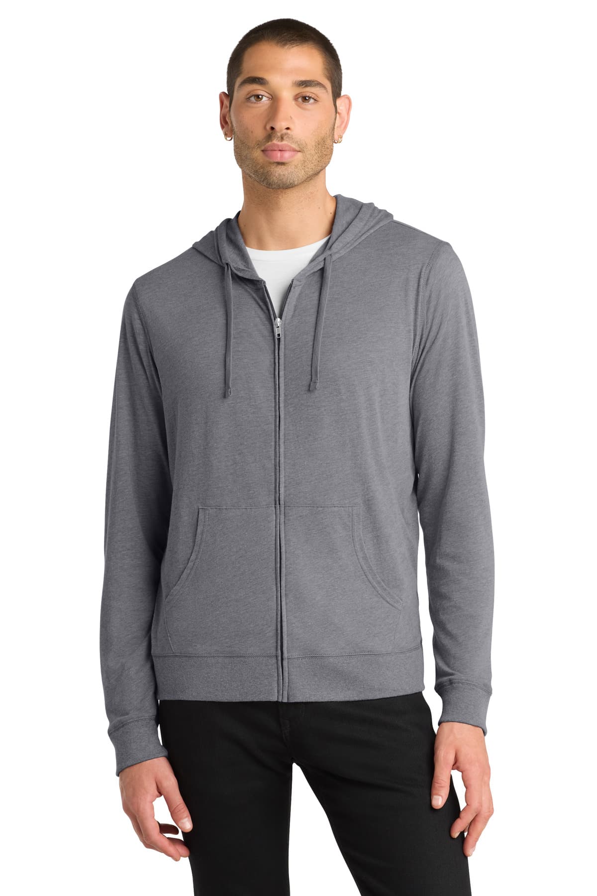 District District Jersey Full-Zip Hoodie. DT1100