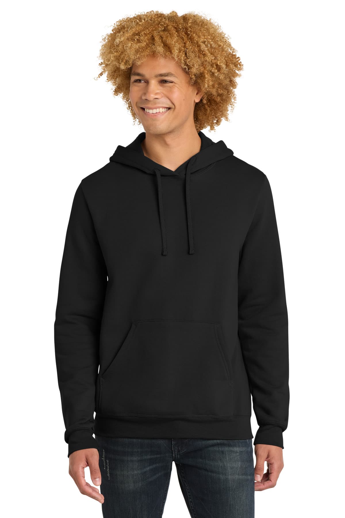 District District The Concert Fleece Hoodie. DT810 in Black