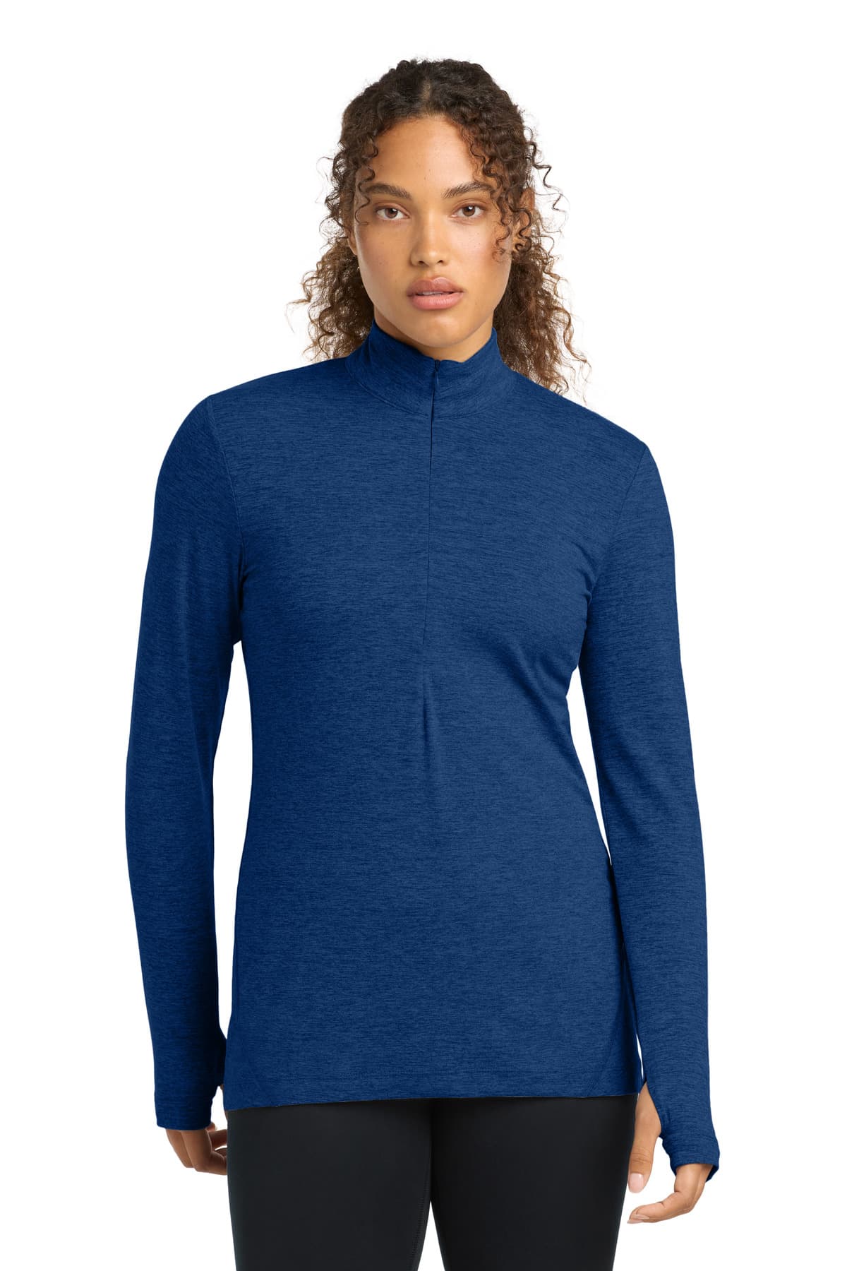 Sport-Tek Sport-Tek Women's Exchange 1.5 Long Sleeve 1/2-Zip LST711