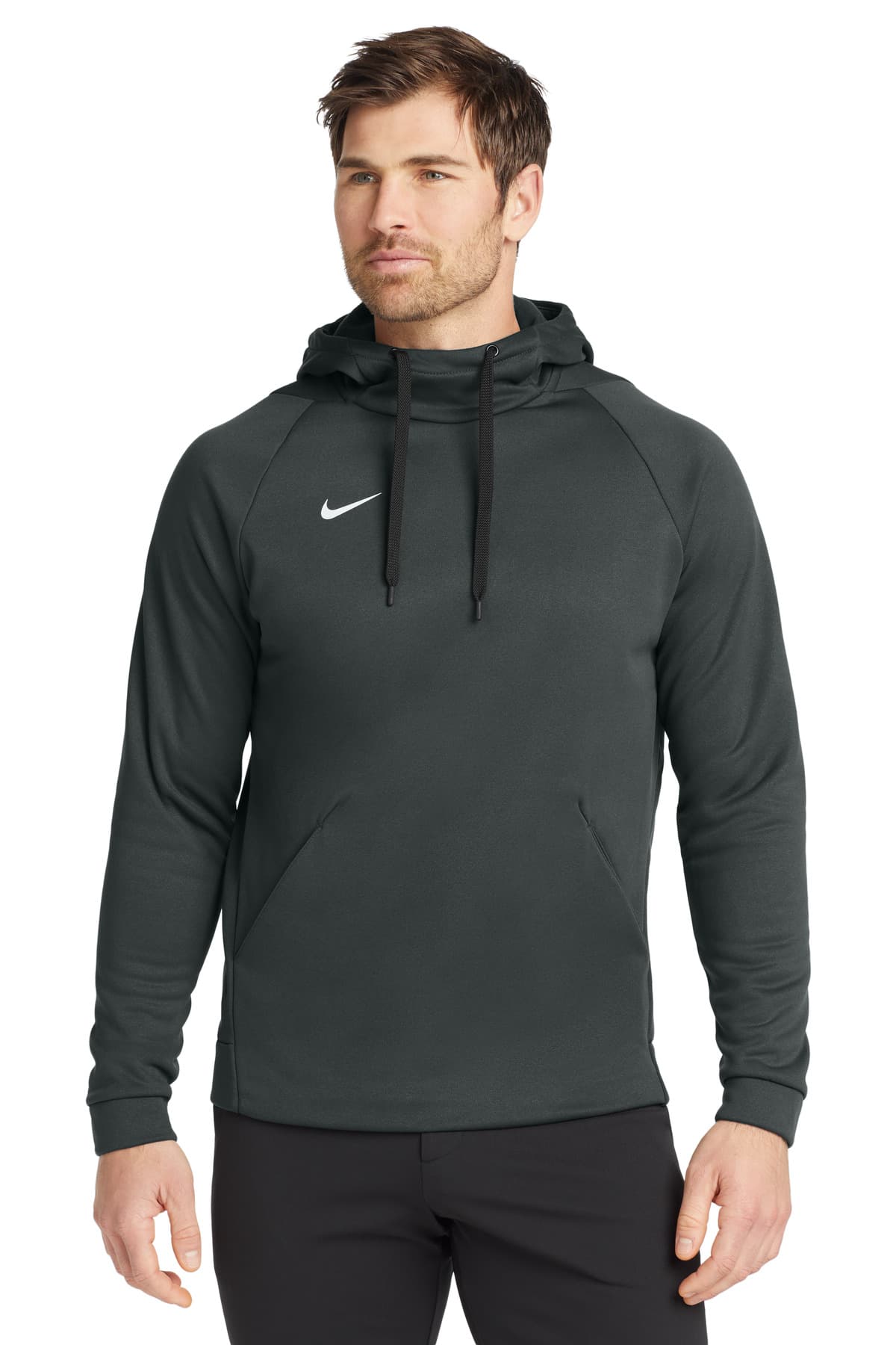 Nike Nike Therma-FIT Pullover Fleece Hoodie CN9473 in Team Anthracite