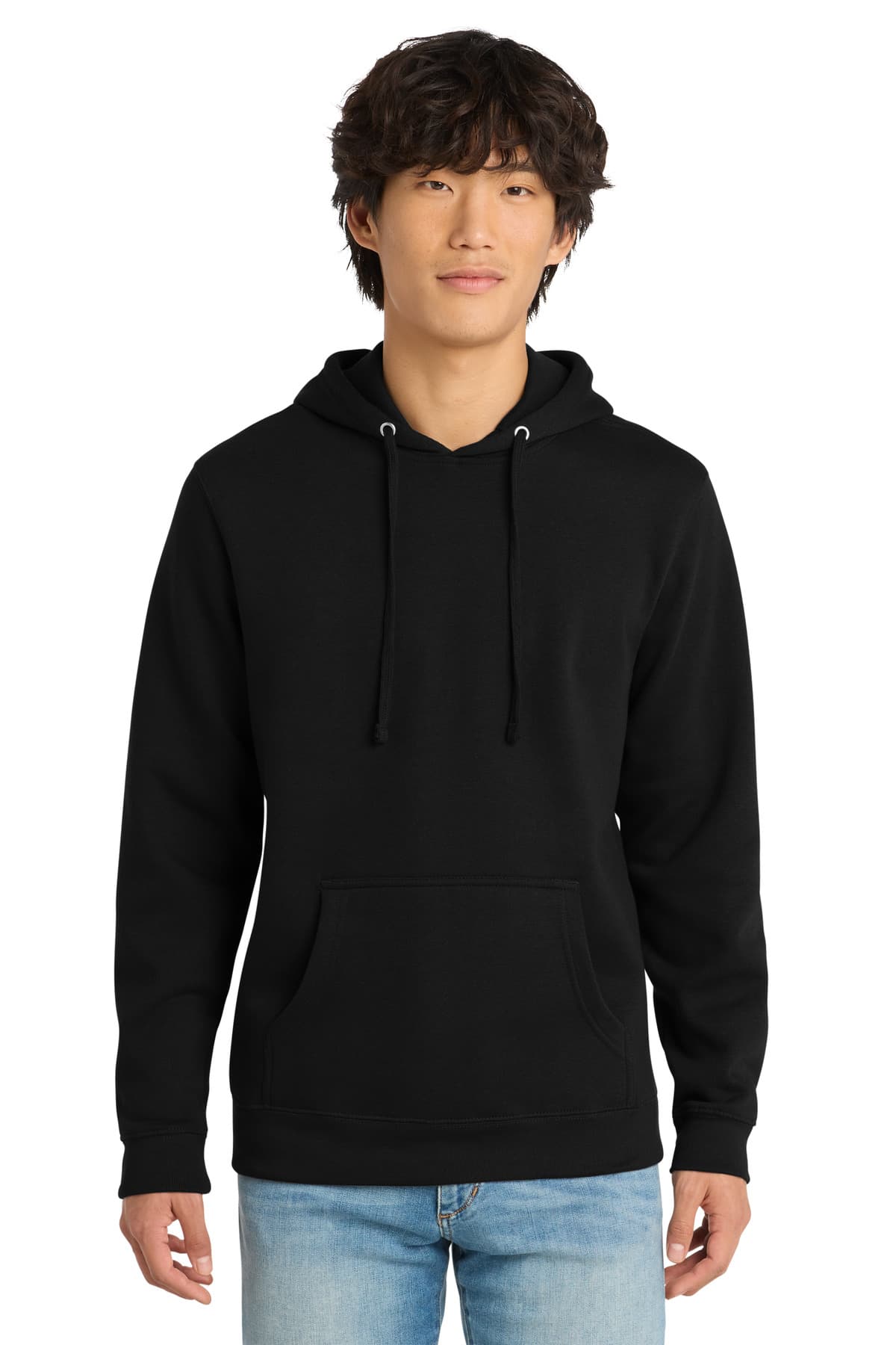 District District V.I.T.Fleece Hoodie DT6100 in Black