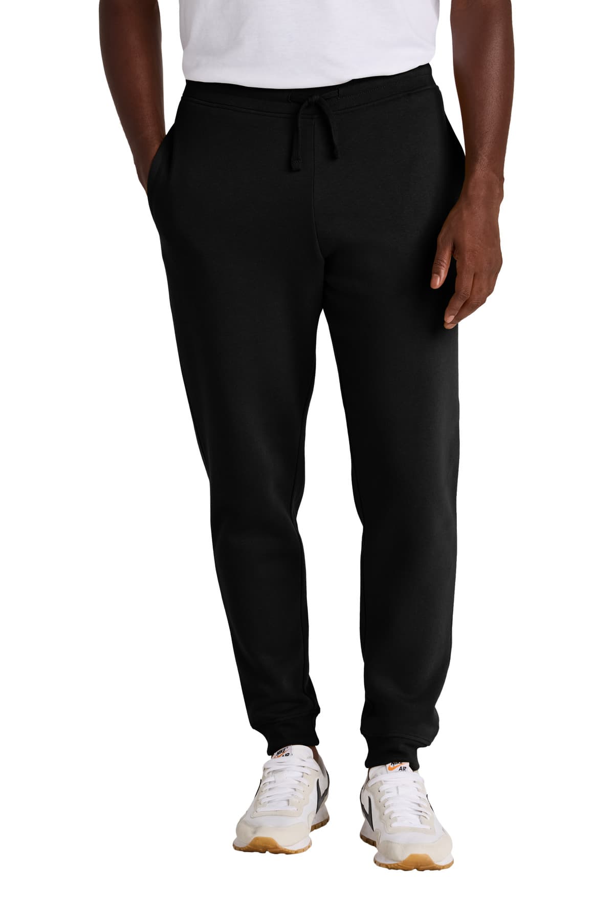 District District V.I.T.Fleece Jogger DT6107 in Black