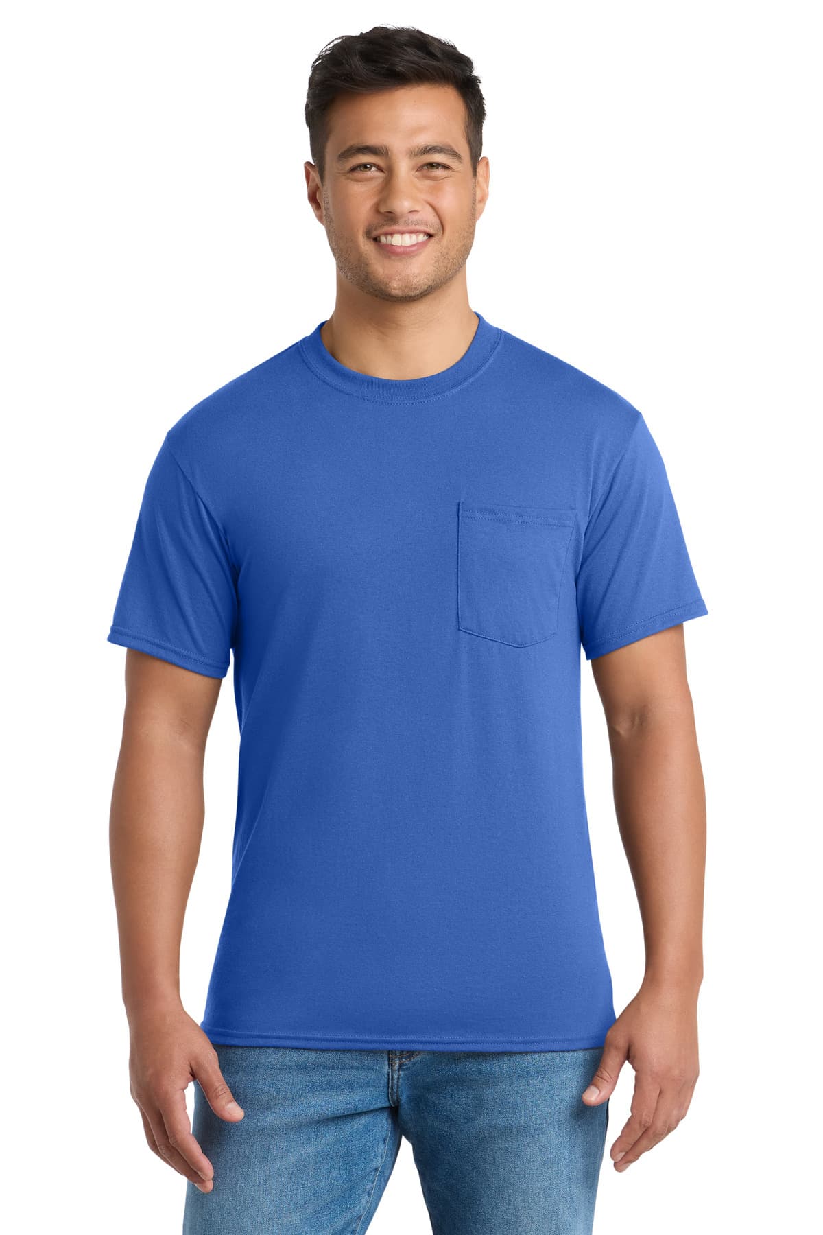 Port & Company Port & Co Tall Core Blend Pocket Tee. PC55PT