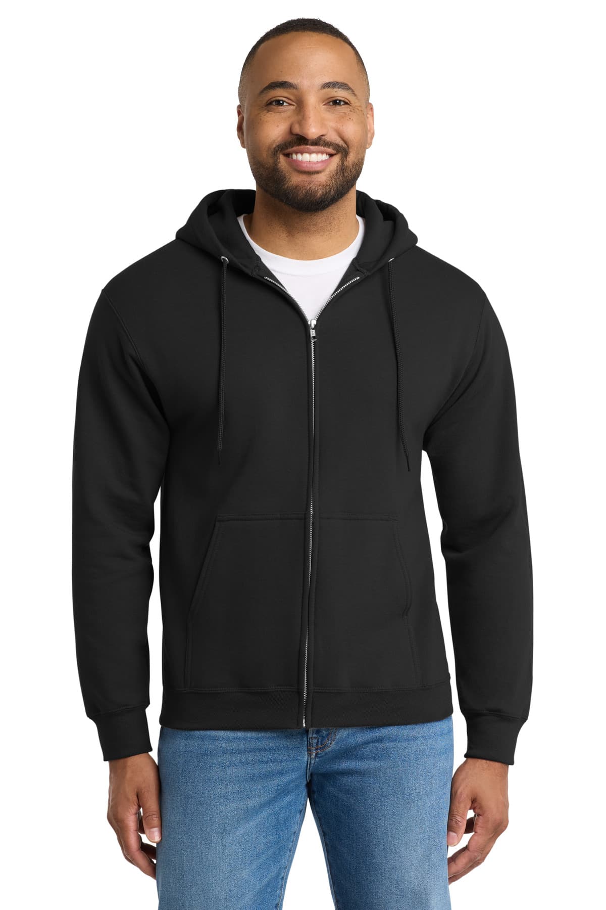 Port & Company Port & Co Tall Essential Fleece Full-Zip Hooded Sweatshirt. PC90ZHT