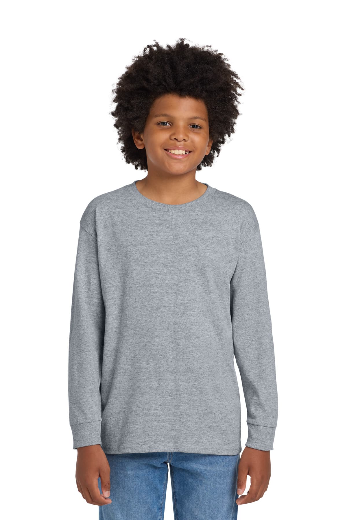 Gildan Gildan Youth Heavy Cotton 100% Cotton Long Sleeve T-Shirt. 5400B