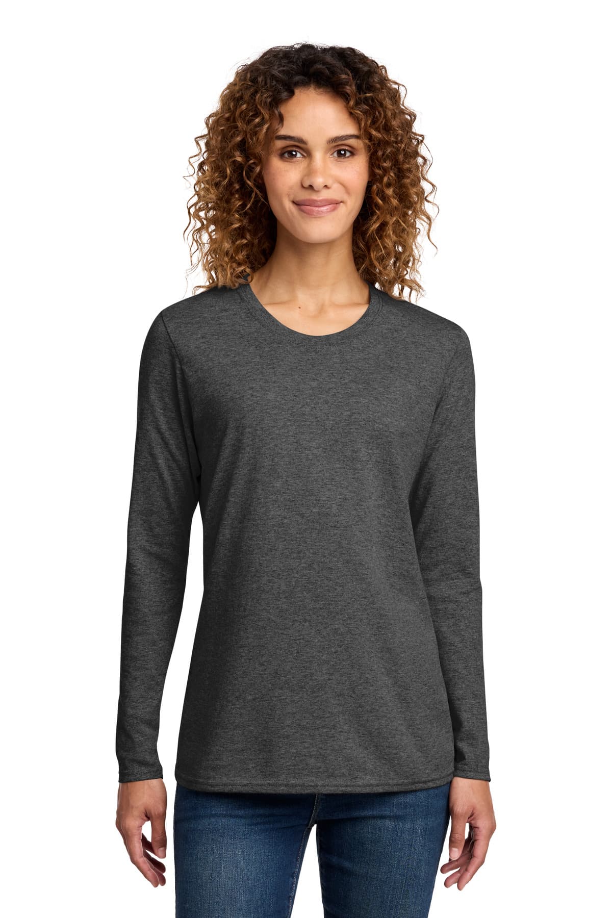 Port & Company Port & Co Women's Long Sleeve Core Cotton Tee. LPC54LS