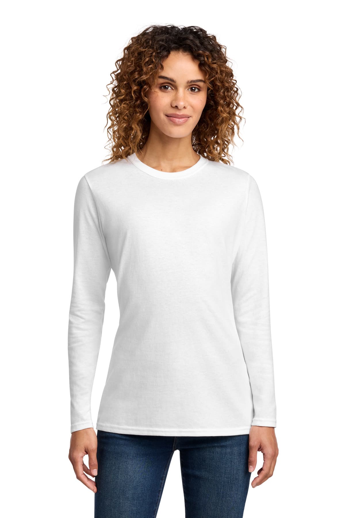 Port & Company Port & Co Women's Long Sleeve Core Cotton Tee. LPC54LS