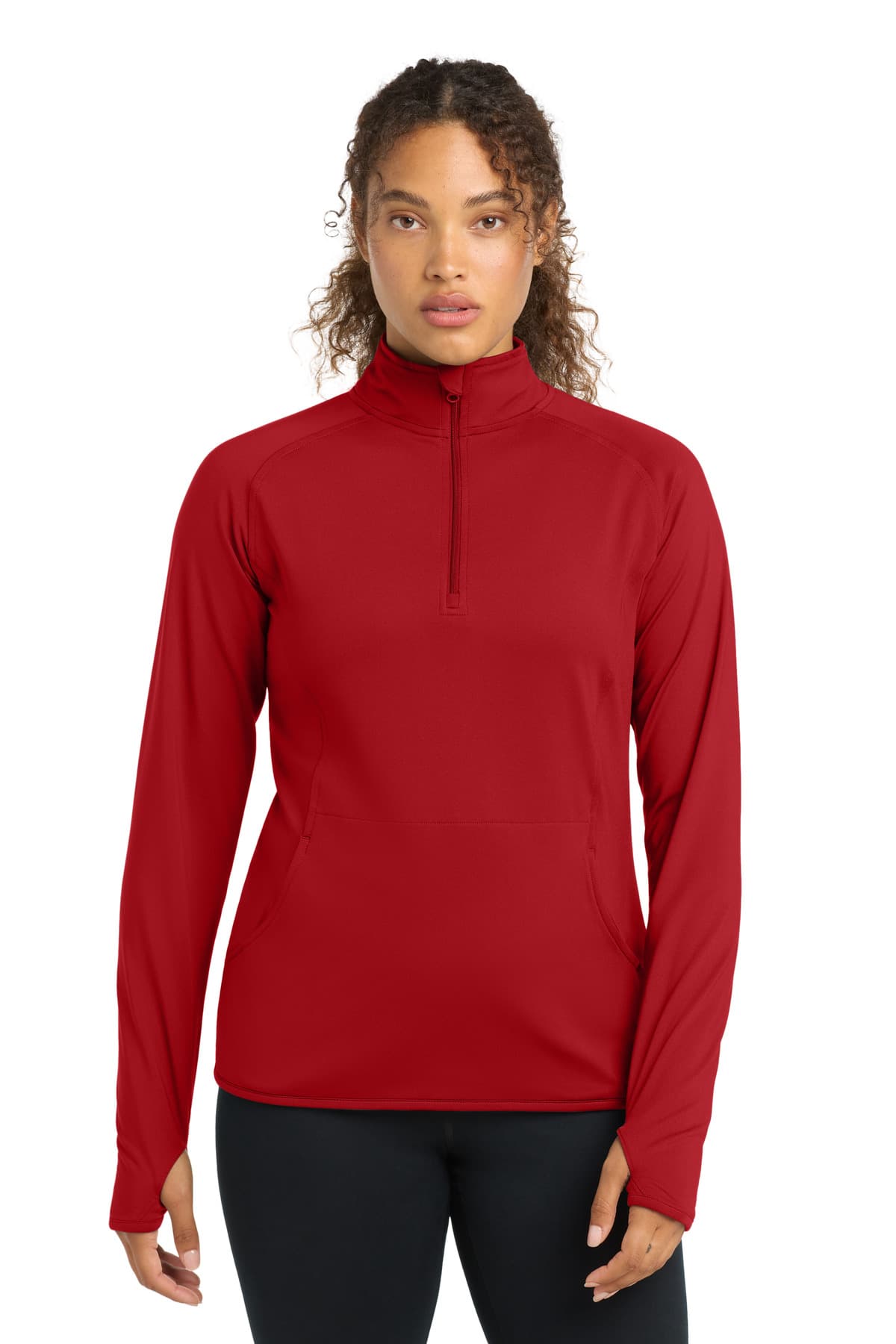Sport-Tek Sport-Tek Women's Sport-Wick Stretch 1/4-Zip Pullover. LST850