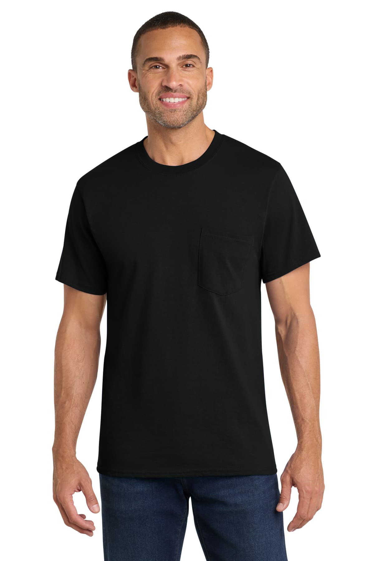 Port & Company Port & Co Core Cotton Pocket Tee. PC54P
