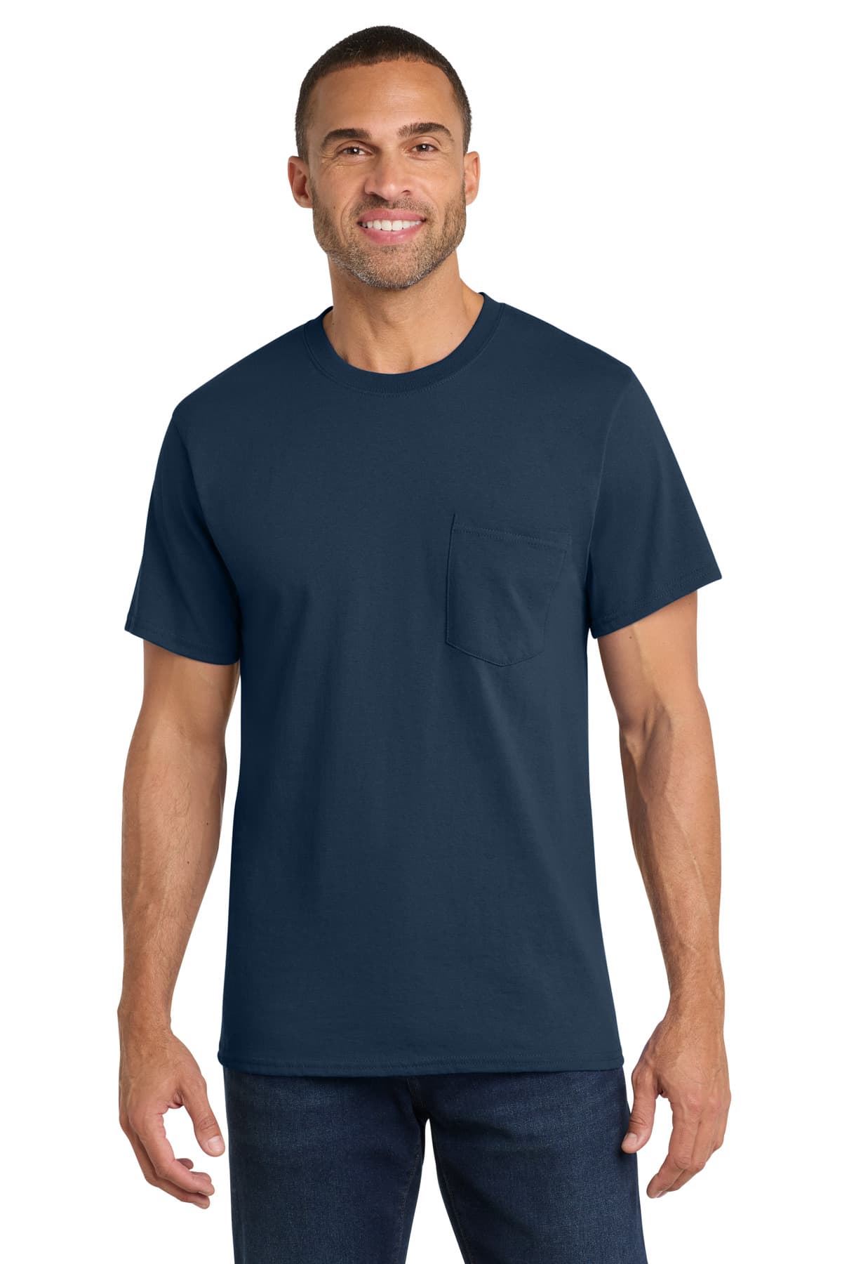 Port & Company Port & Co Core Cotton Pocket Tee. PC54P