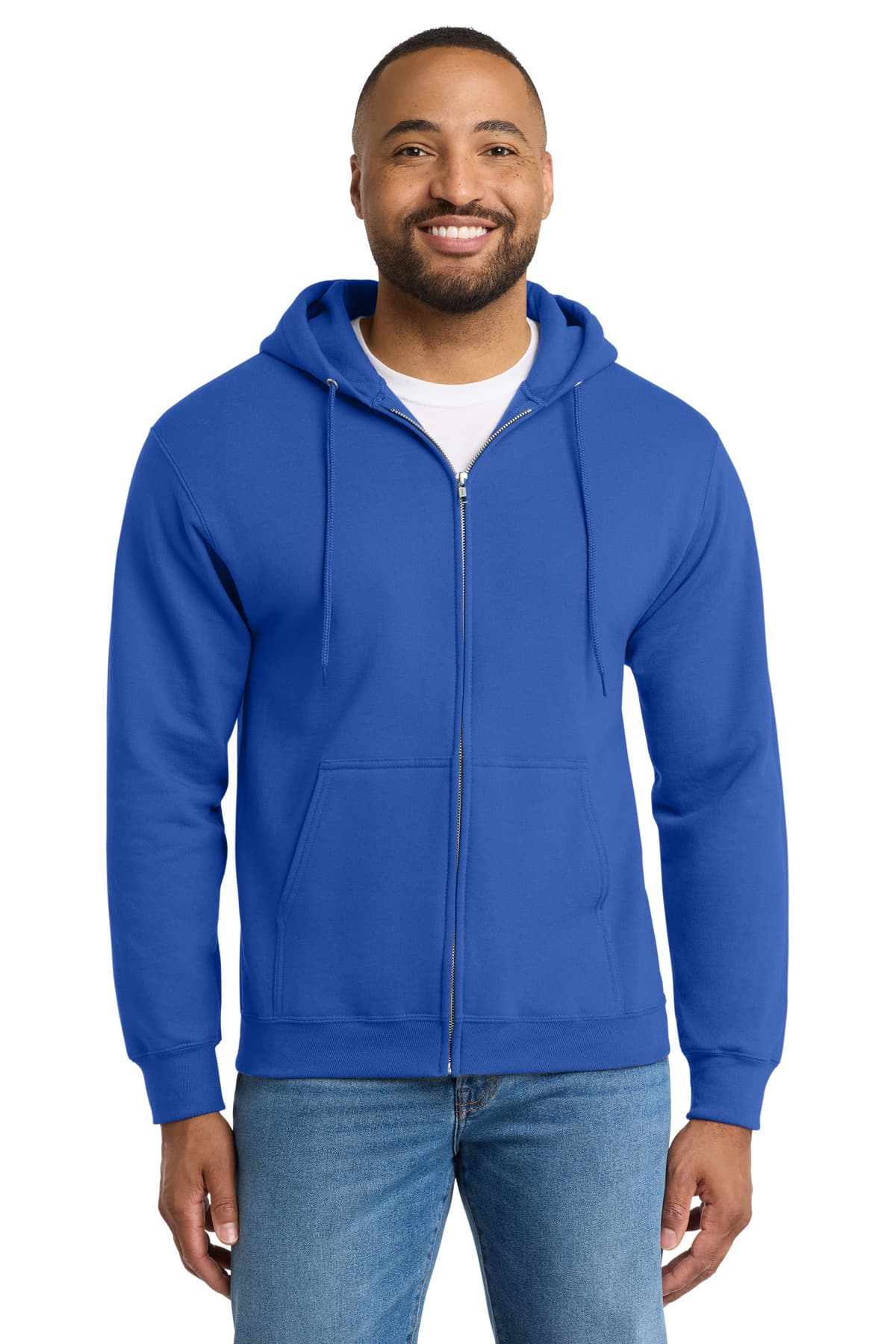 Port & Company Port & Co Essential Fleece Full-Zip Hooded Sweatshirt. PC90ZH