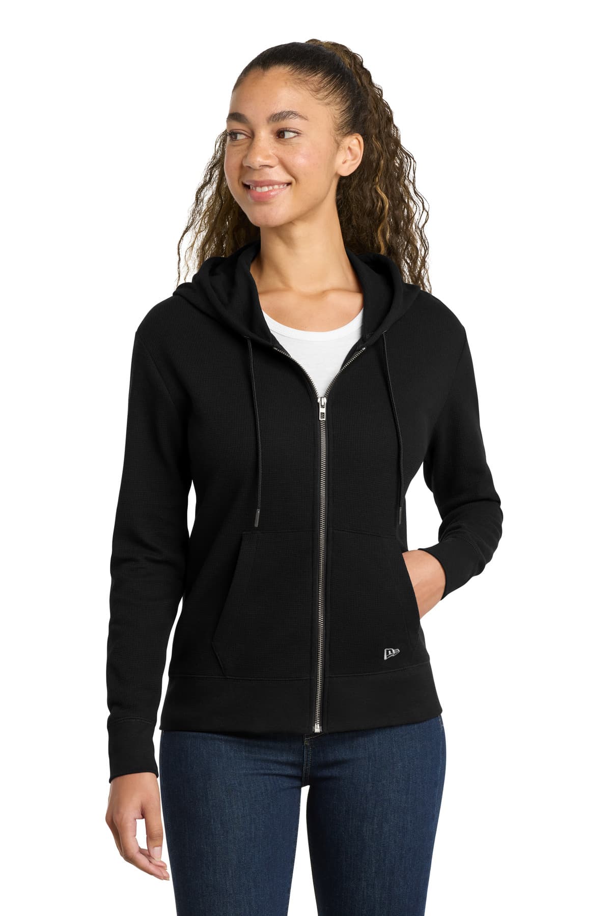New Era New Era Women's Thermal Full-Zip Hoodie LNEA141