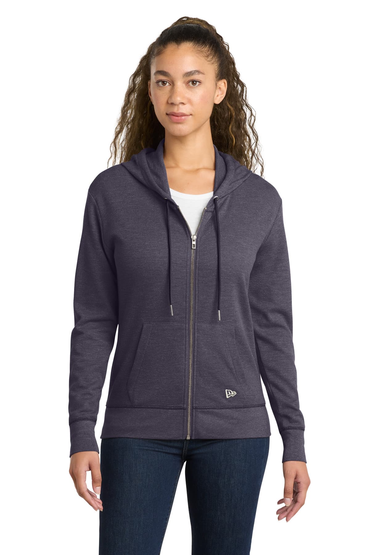 New Era New Era Women's Thermal Full-Zip Hoodie LNEA141