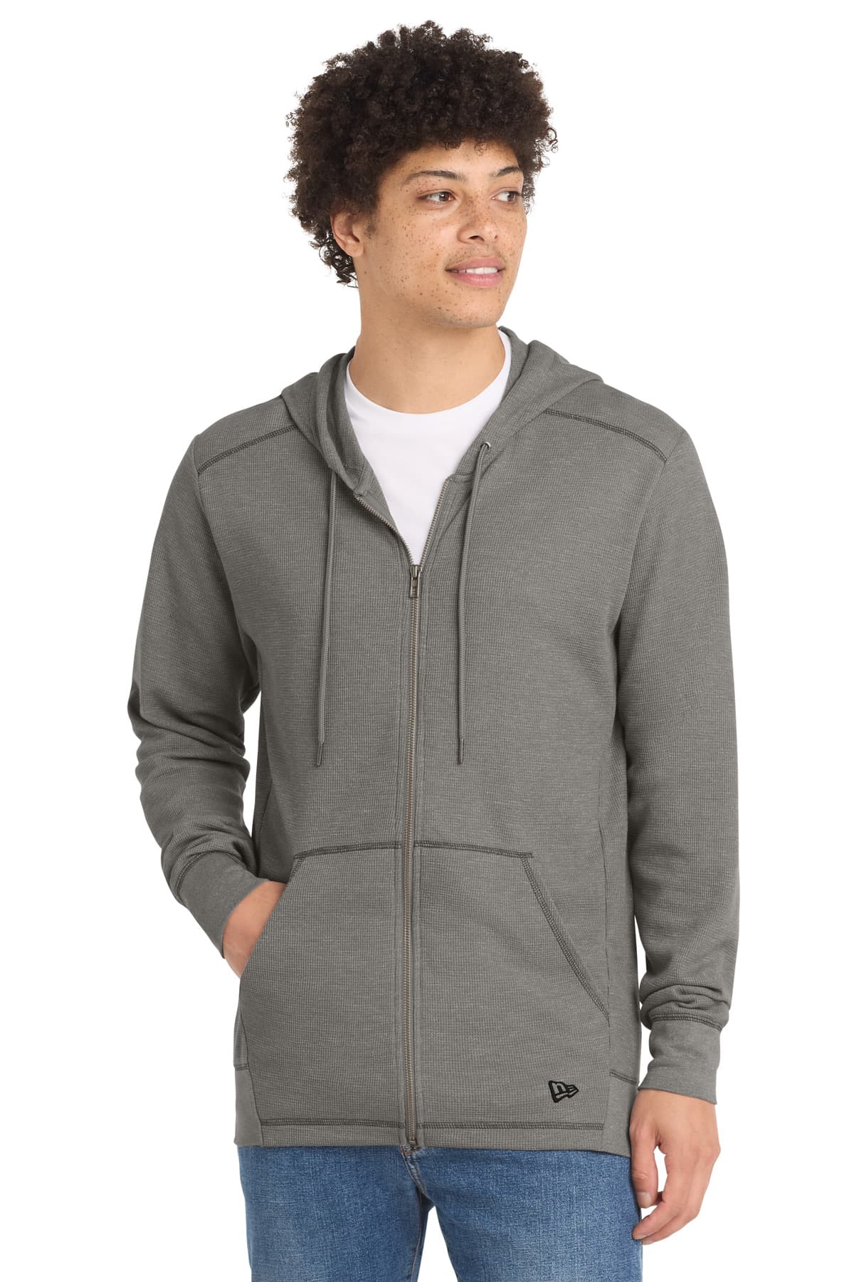 New Era New Era Thermal Full-Zip Hoodie NEA141