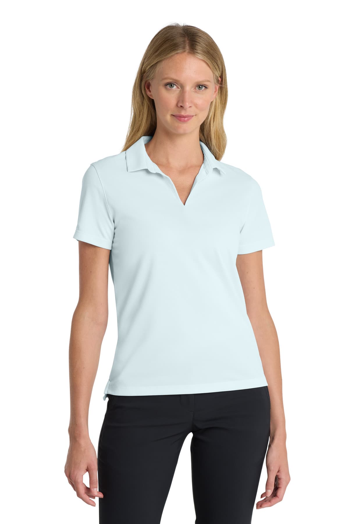 Nike Nike Women's Dri-FIT Micro Pique 2.0 Polo NKDC1991 in Blue Tint