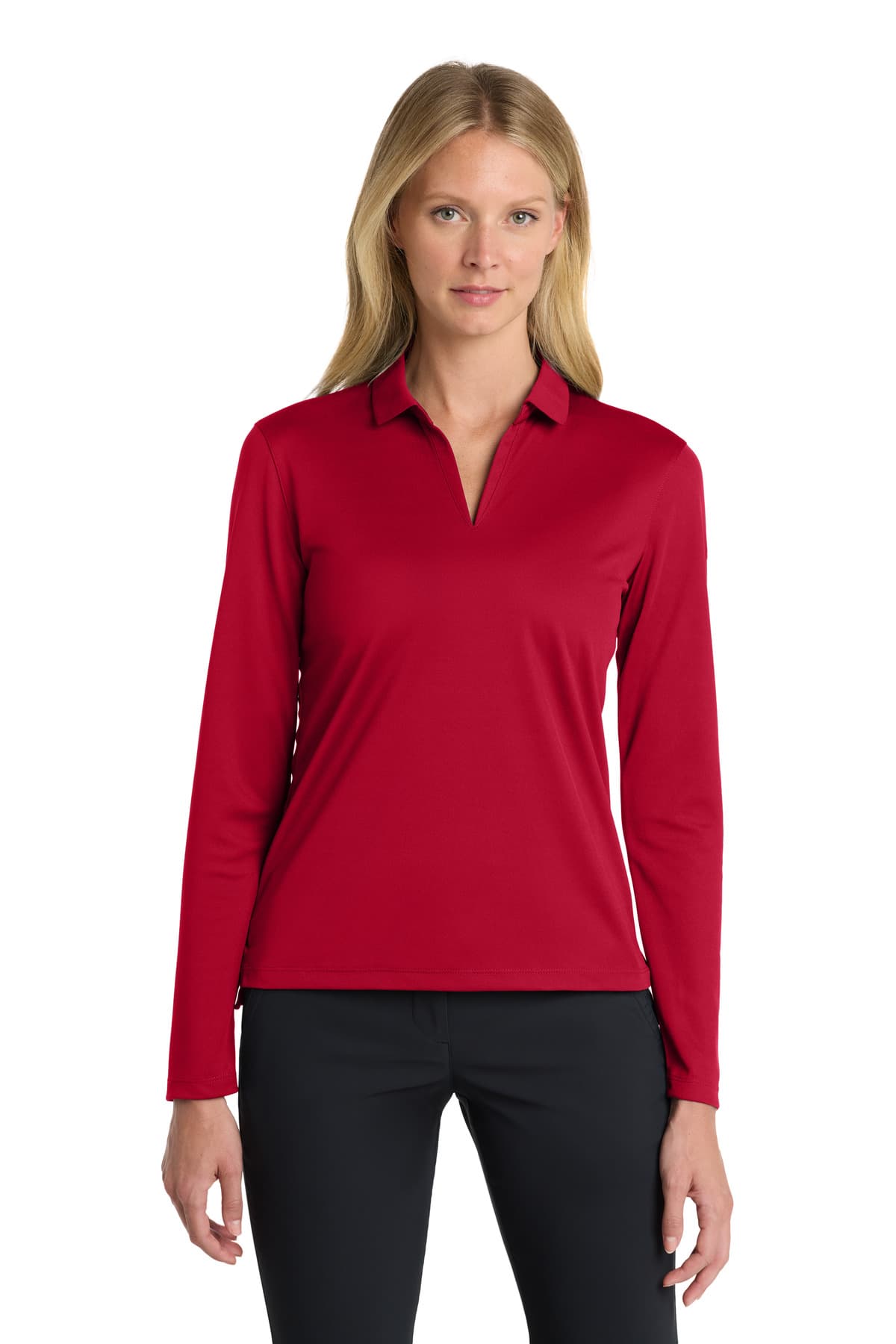 Nike Nike Women's Dri-FIT Micro Pique 2.0 Long Sleeve Polo NKDC2105