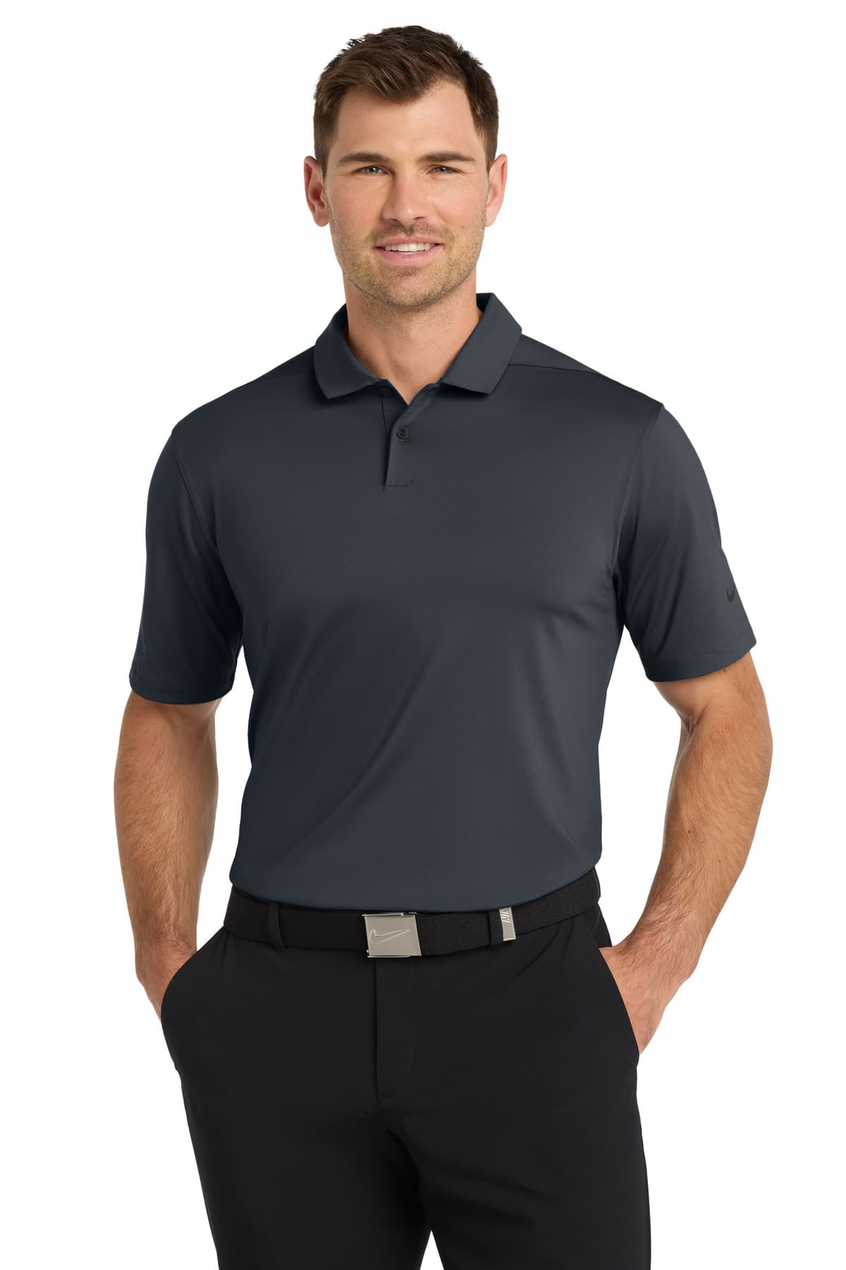 Nike Nike Dri-FIT Vapor Polo NKDC2108 in Anthracite