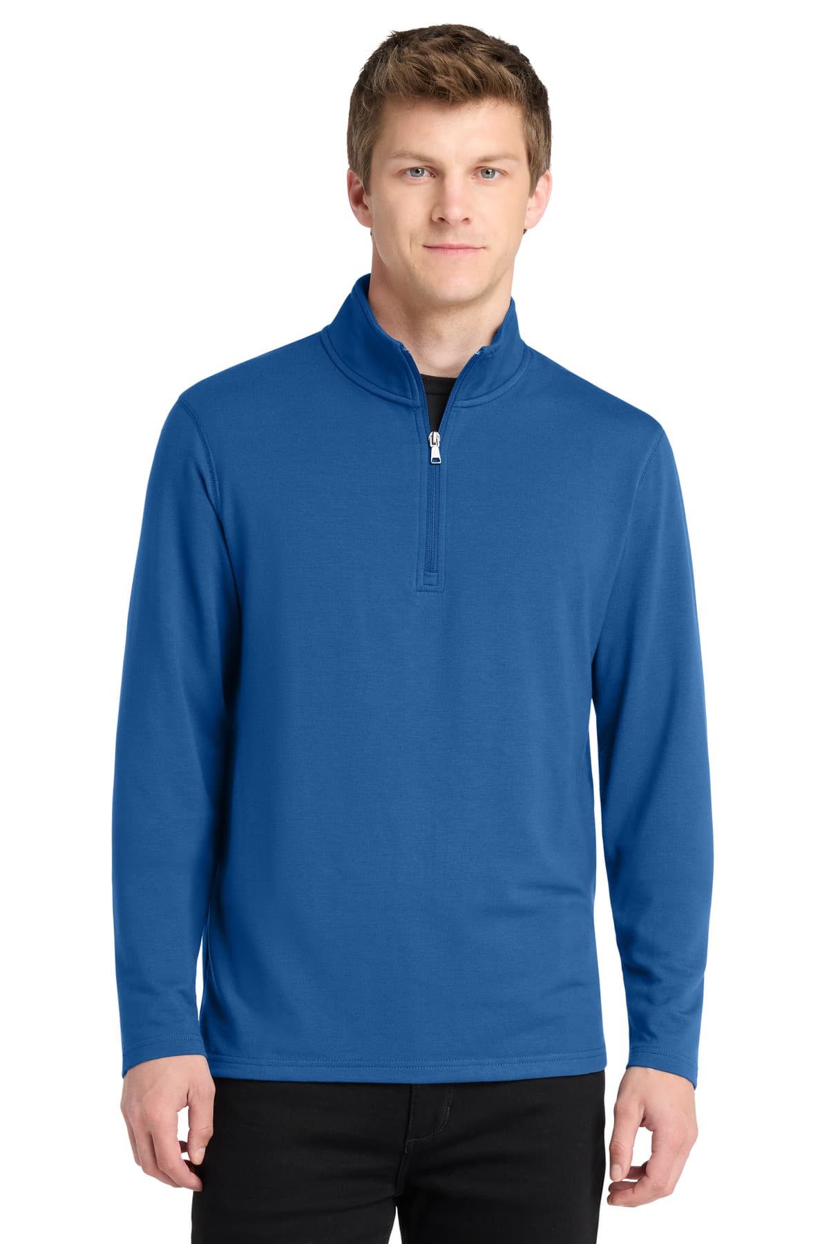 Port Authority Port Authority Microterry 1/4-Zip Pullover K825 in Aegean Blue