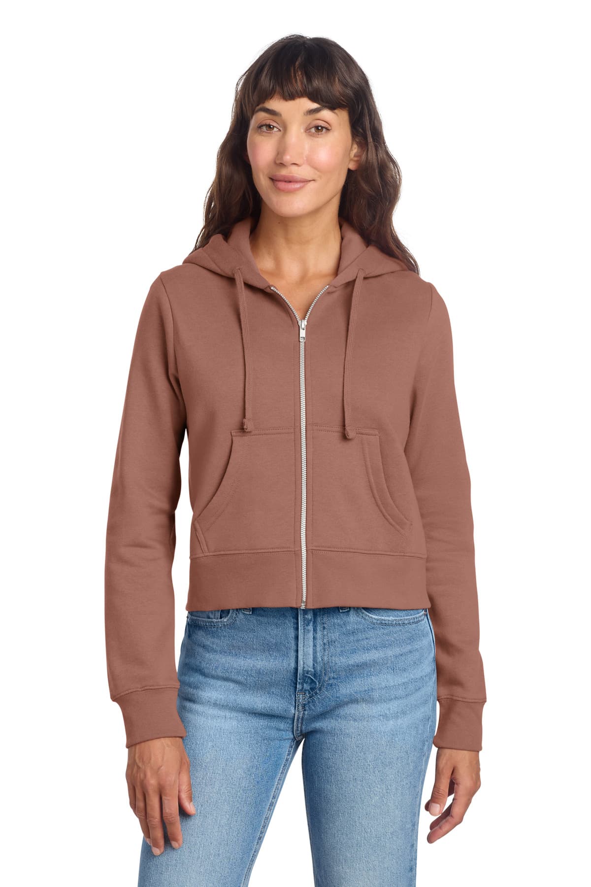 District District Women's V.I.T. Fleece Full-Zip Hoodie DT6103