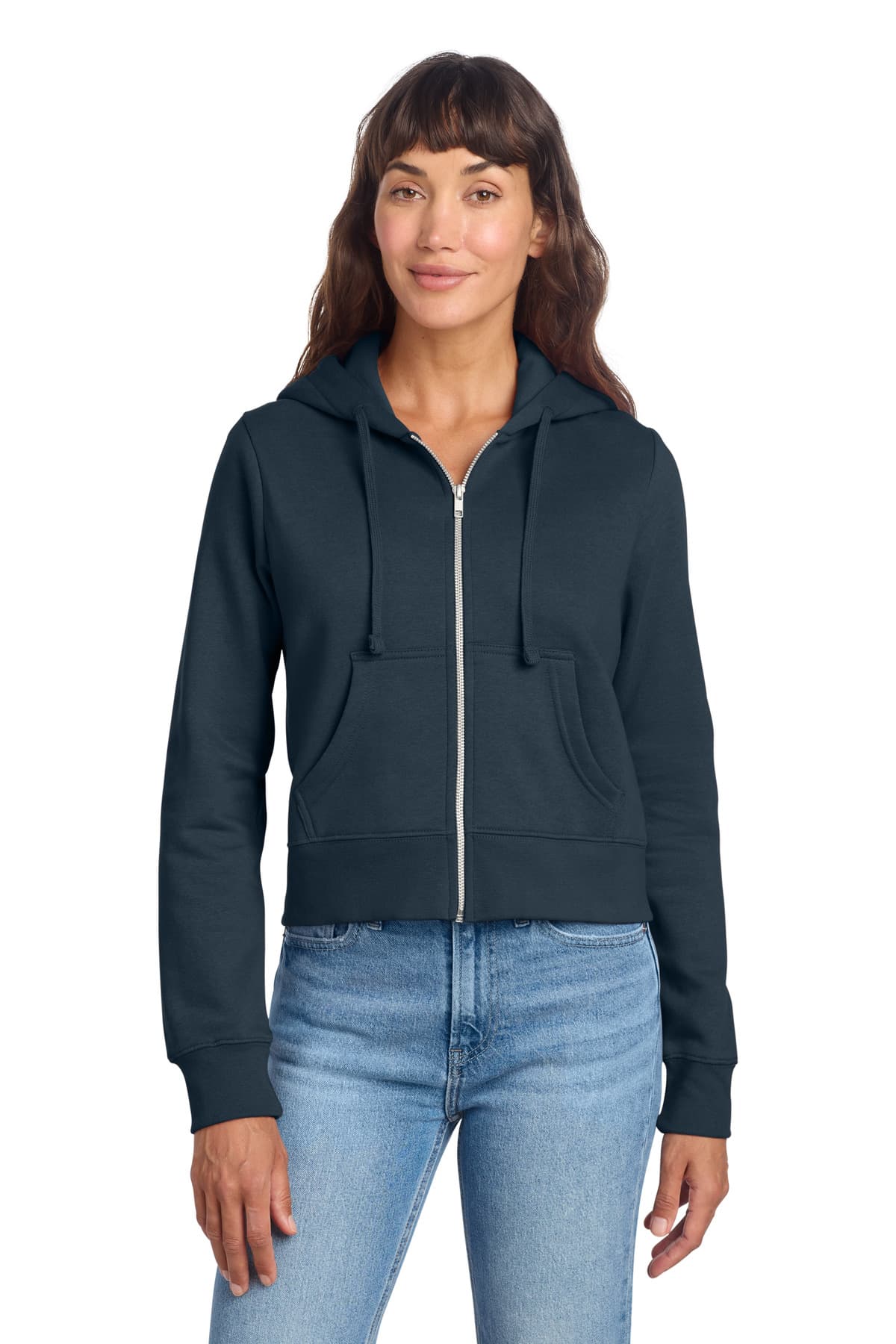 District District Women's V.I.T. Fleece Full-Zip Hoodie DT6103