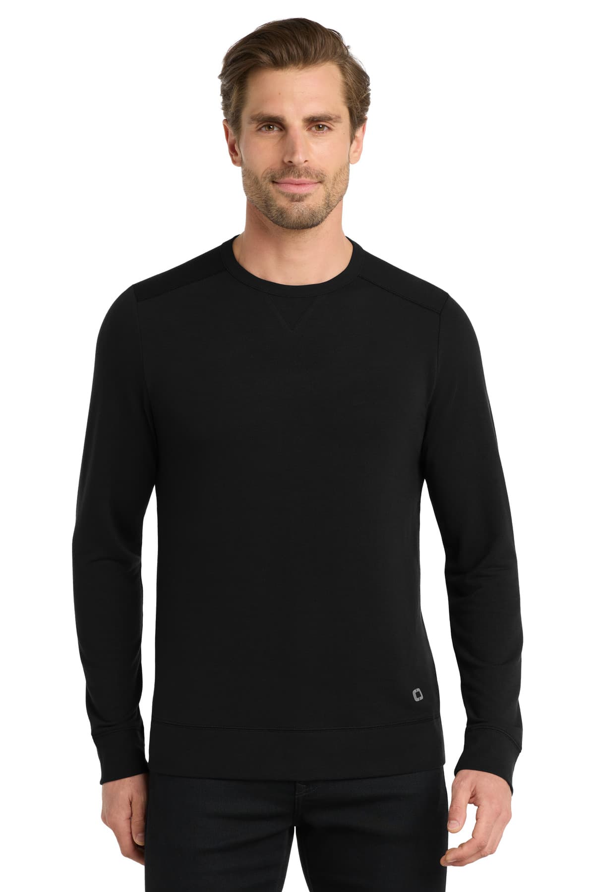OGIO OGIO Luuma Flex Long Sleeve Crew OG825 in Blacktop