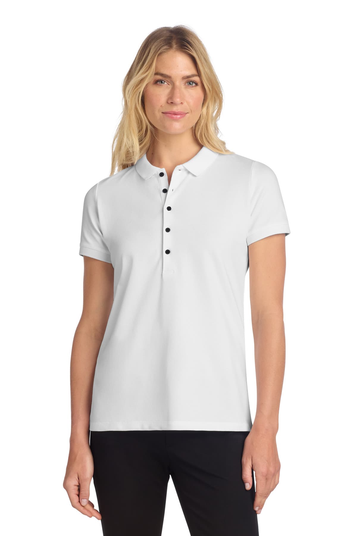 Mercer+Mettle Mercer+Mettle Women's Stretch Heavyweight Pique Polo MM1001