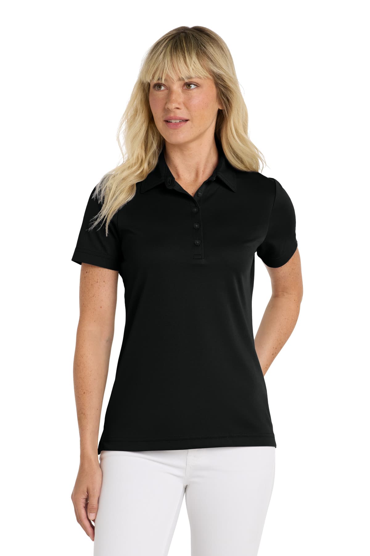 TravisMathew TravisMathew Women's Oceanside Solid Polo TM1WW001 in Black
