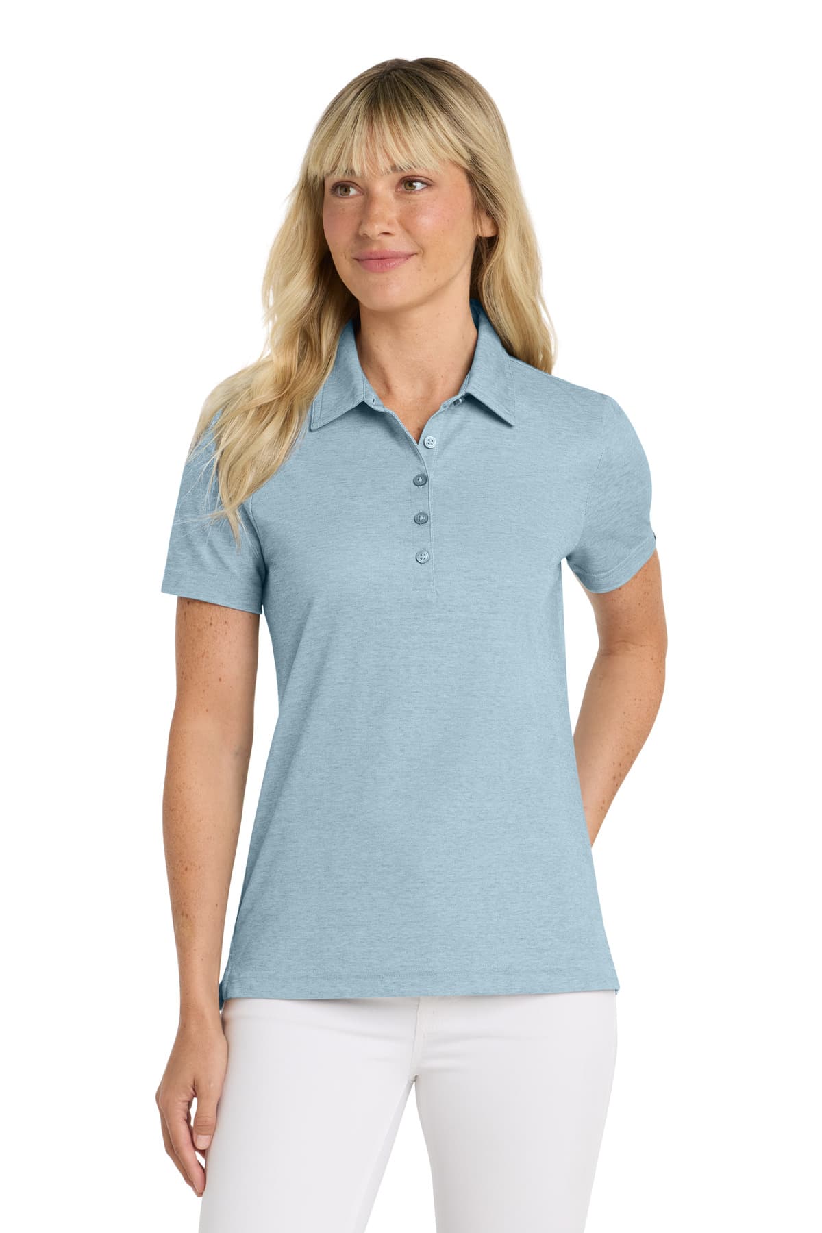 TravisMathew TravisMathew Women's Oceanside Heather Polo TM1WW002 in Allure Heather