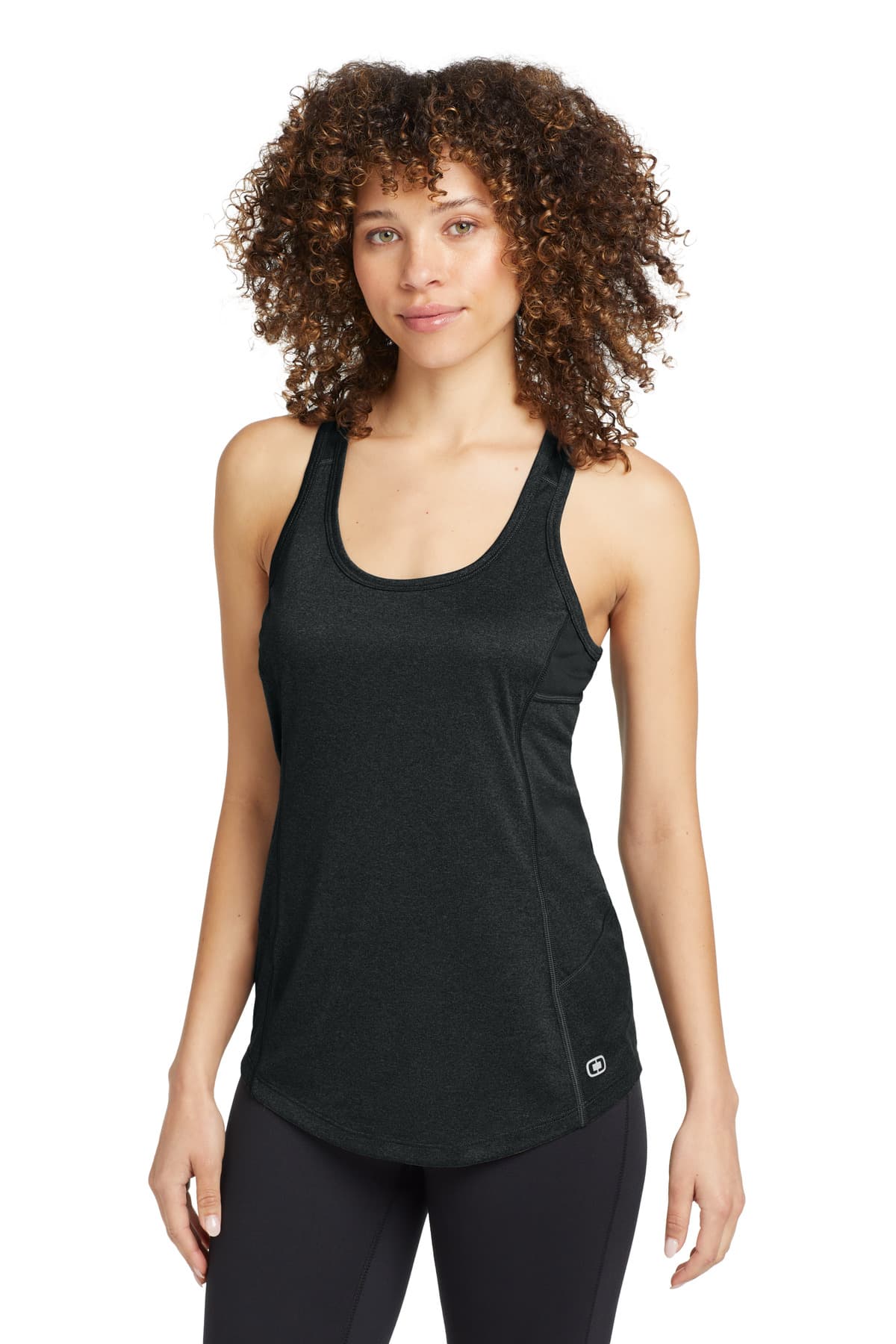 OGIO OGIO Women's Racerback Pulse Tank. LOE322 in Blacktop