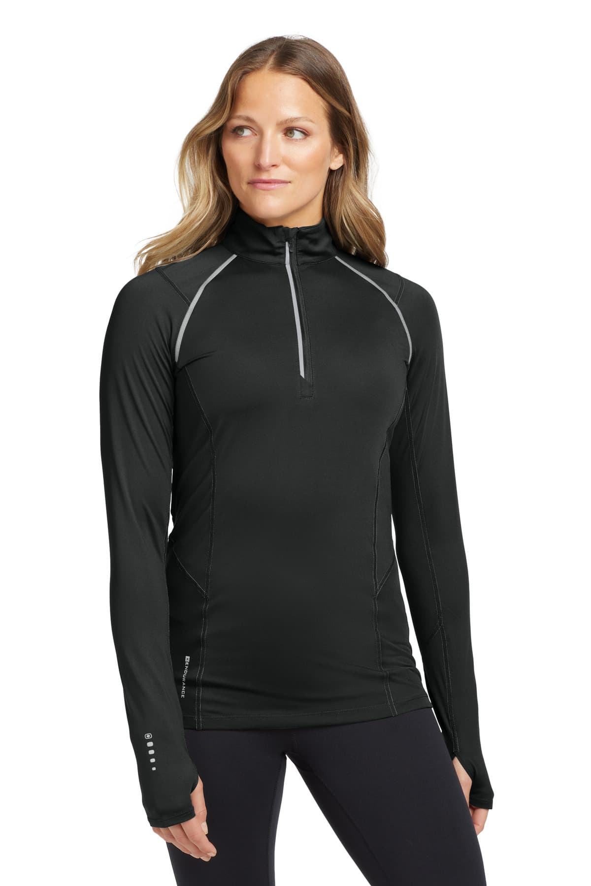 OGIO OGIO Women's Nexus 1/4-Zip Pullover. LOE335 in Blacktop