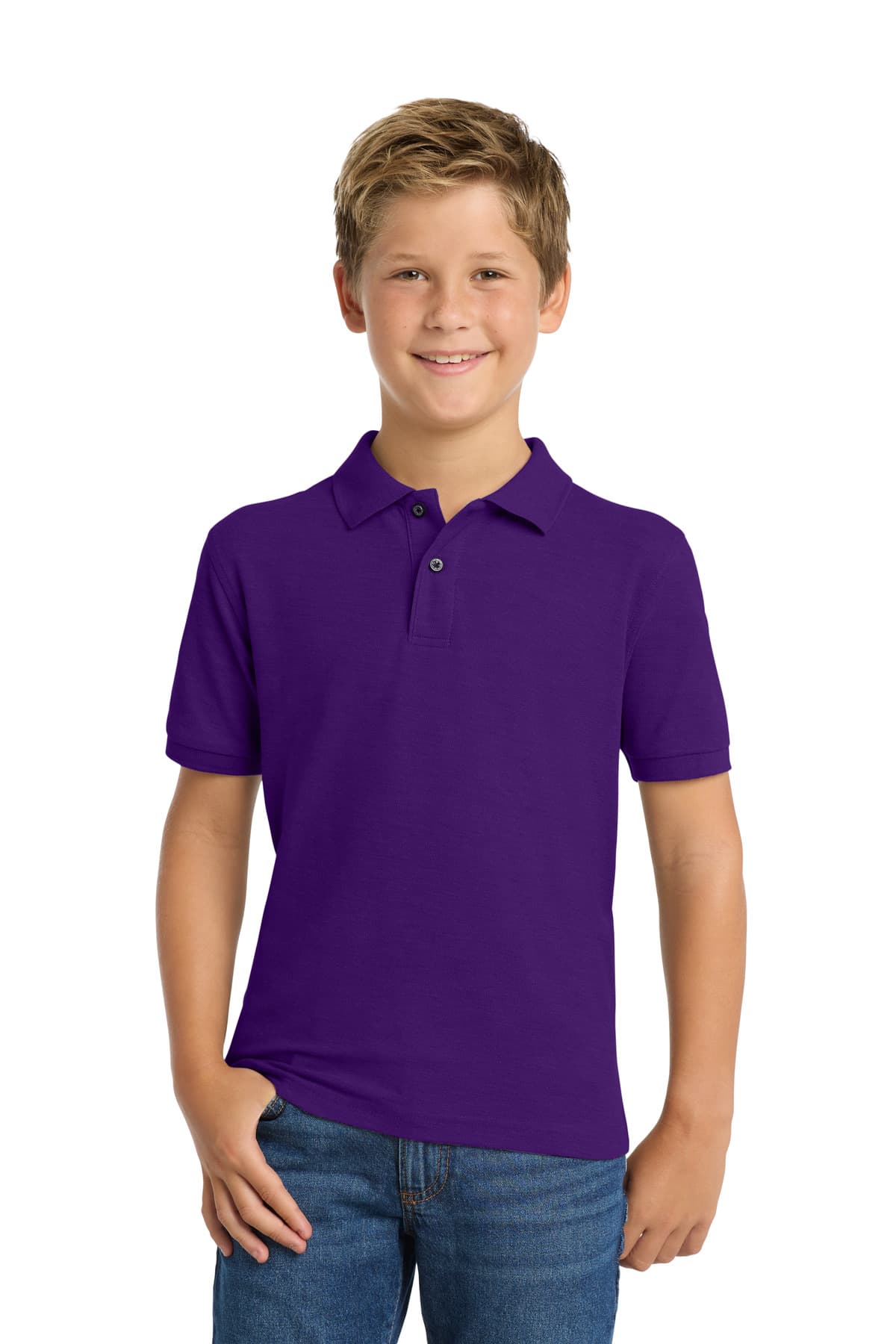 Port Authority Port Authority Youth Silk Touch Polo. Y500