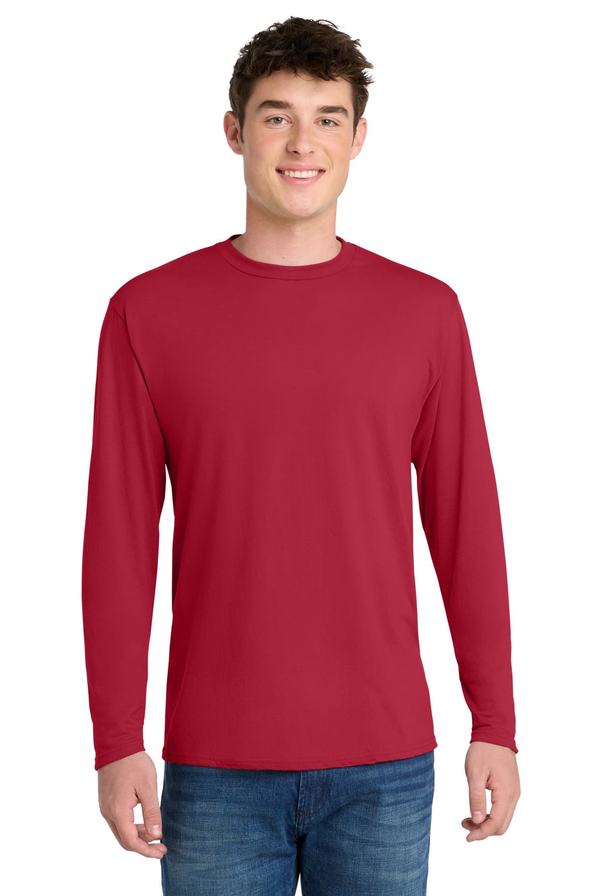 Port & Company Port & Co Long Sleeve Performance Blend Tee. PC381LS