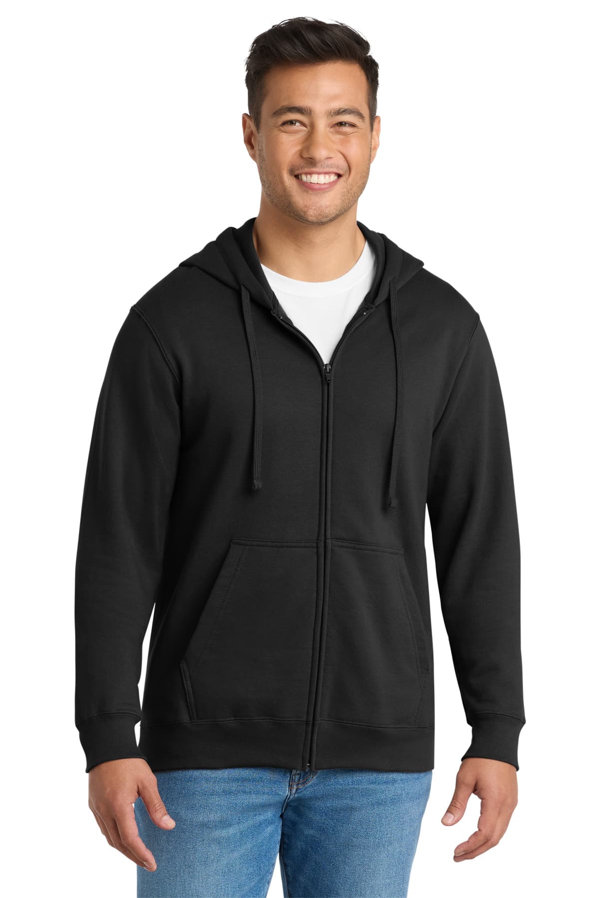 Port & Company Port & Co Fan Favorite Fleece Full-Zip Hooded Sweatshirt. PC850ZH