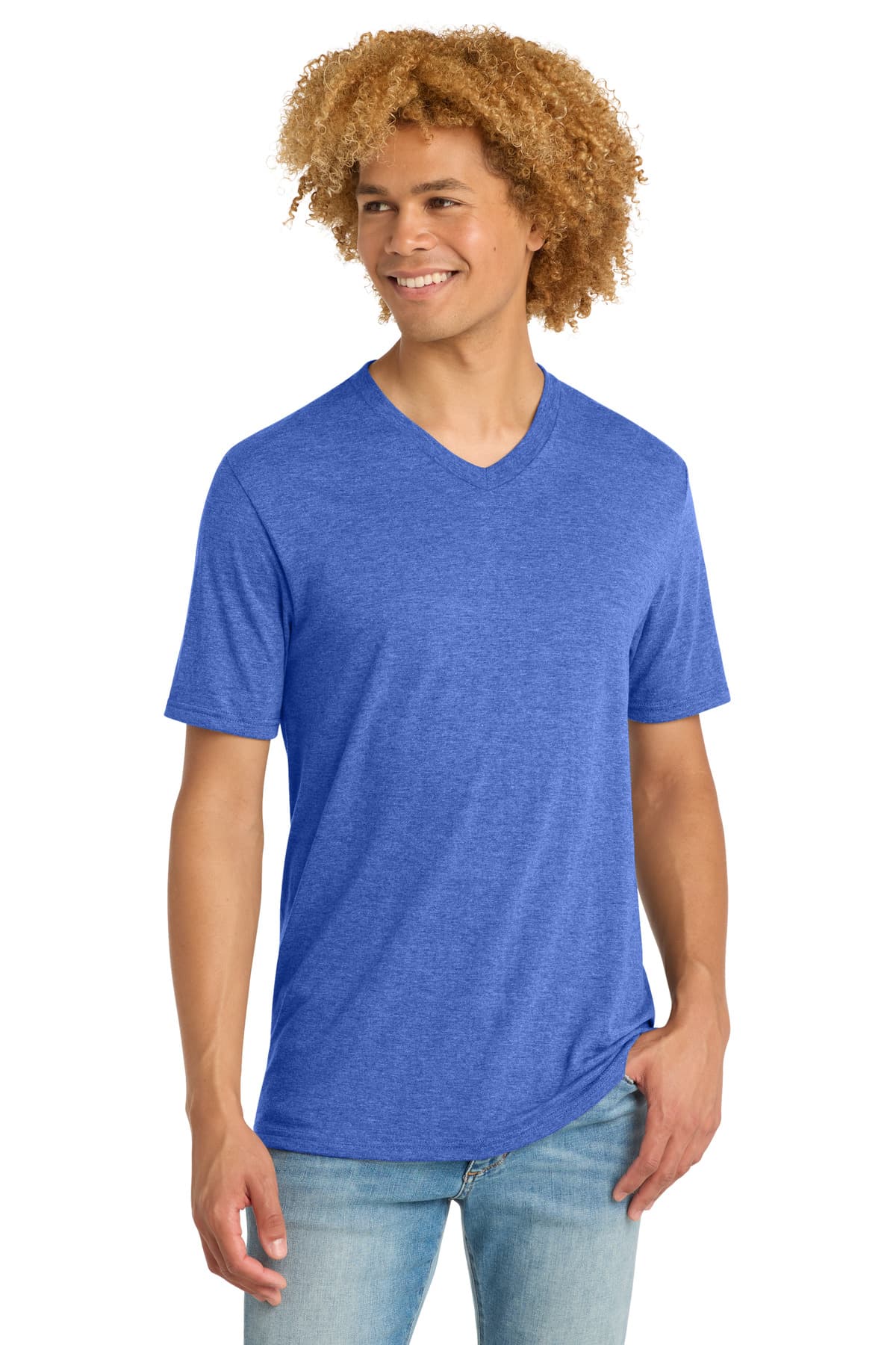 District District Perfect Tri V-Neck Tee. DT1350